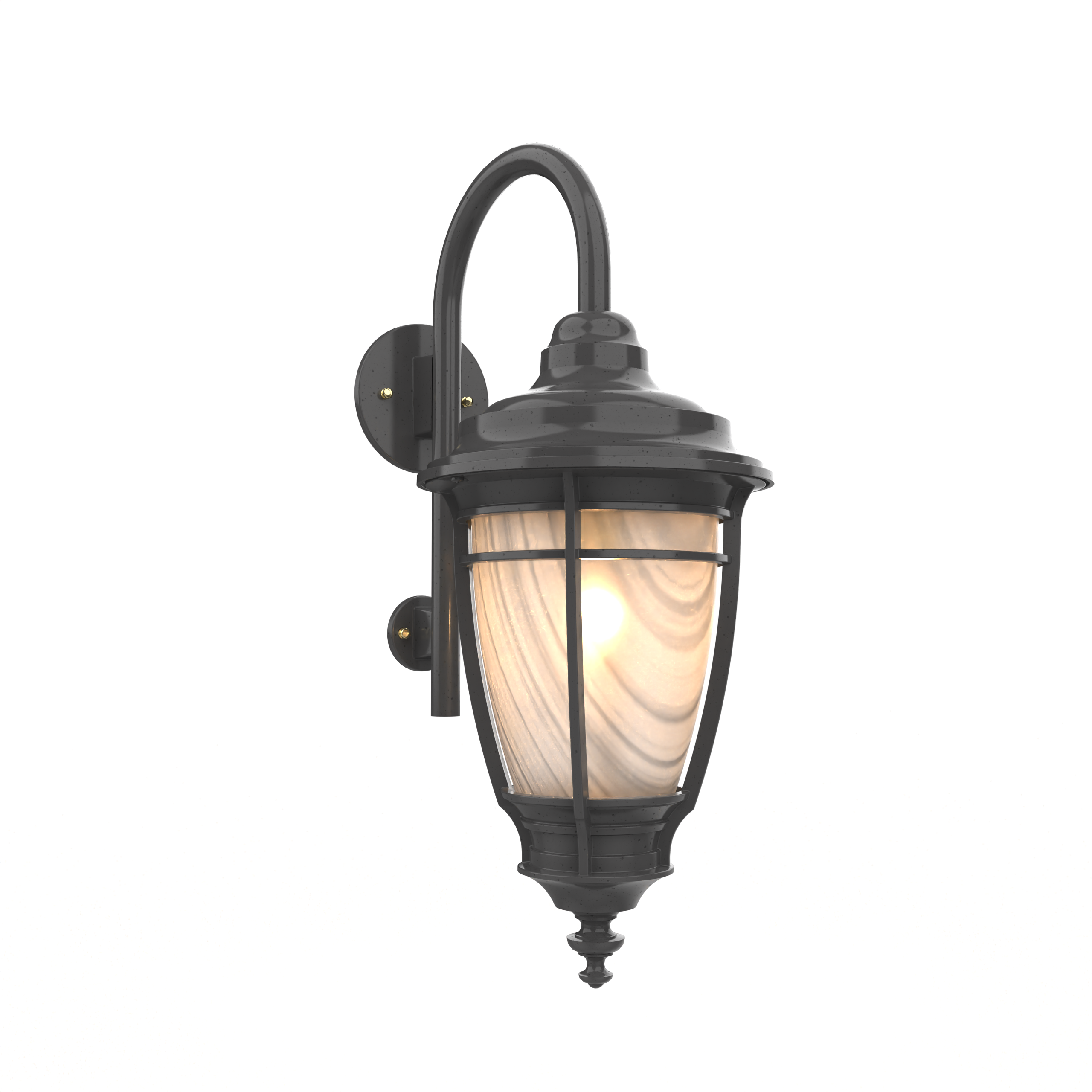 Portland - Wall mount with cane down closed bottom small format - 10299