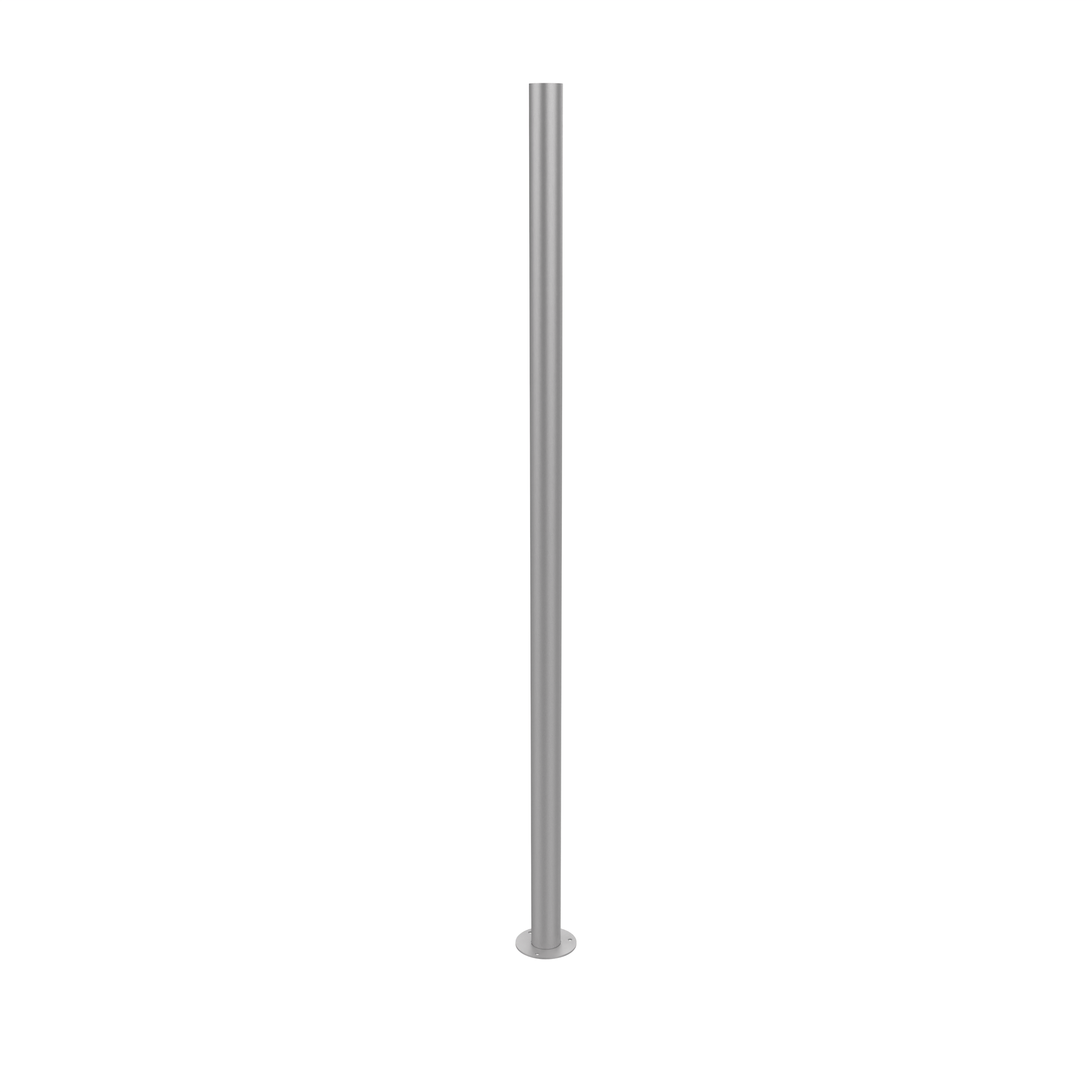 Steel post - Round with welded flange with anchor studs
