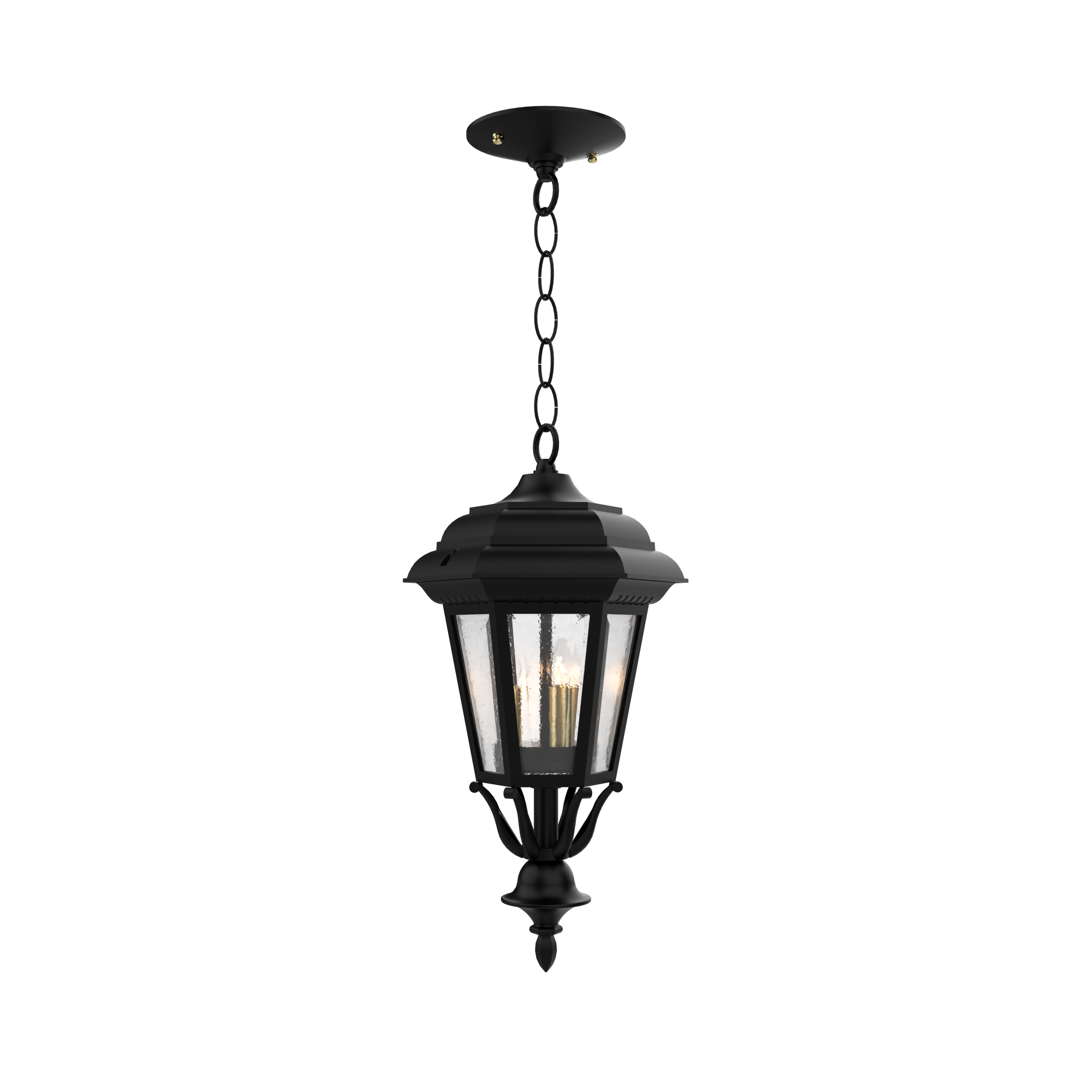Jamestown - Ceiling mount with chain closed bottom small - 11455