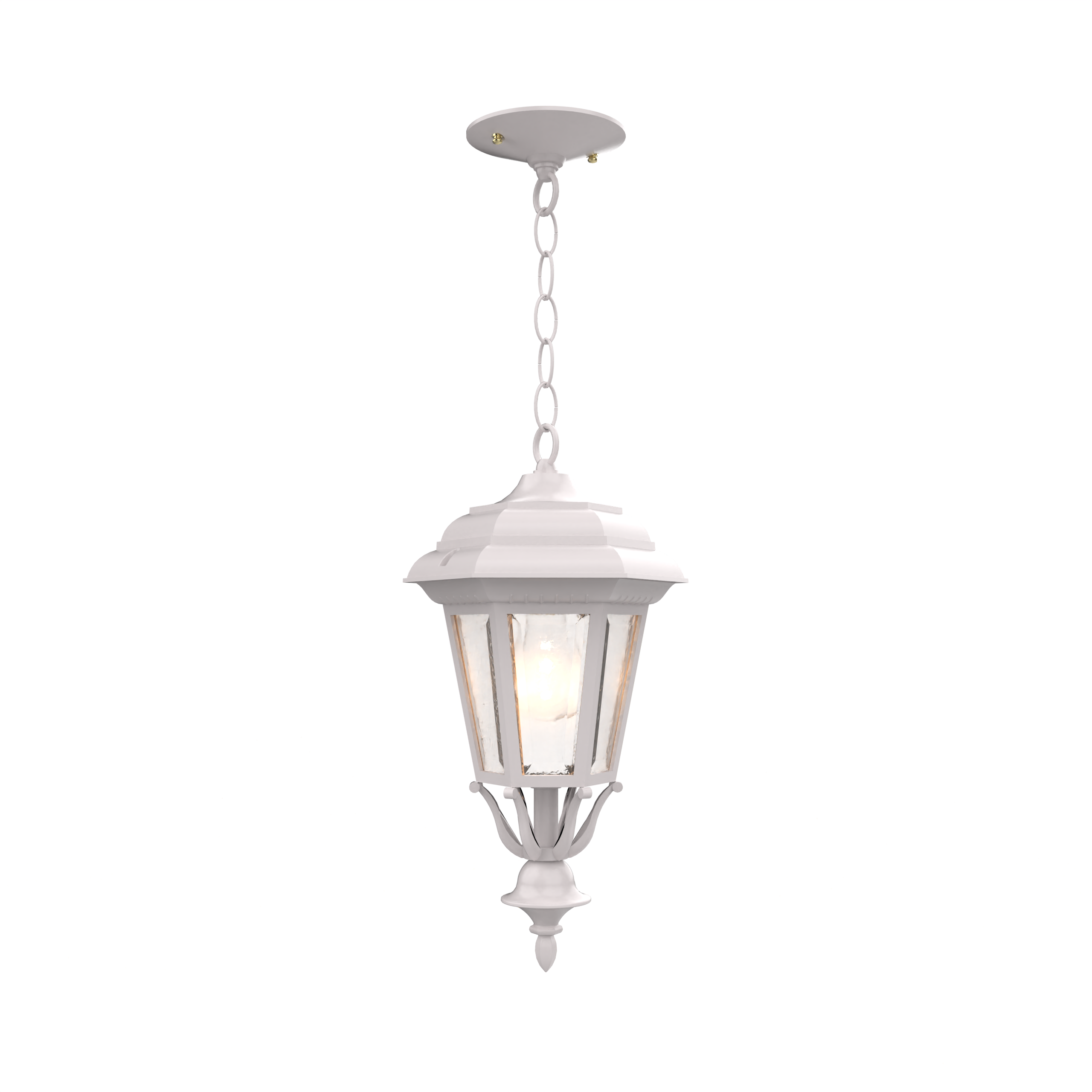 Jamestown - Ceiling mount with chain closed bottom small - 11455