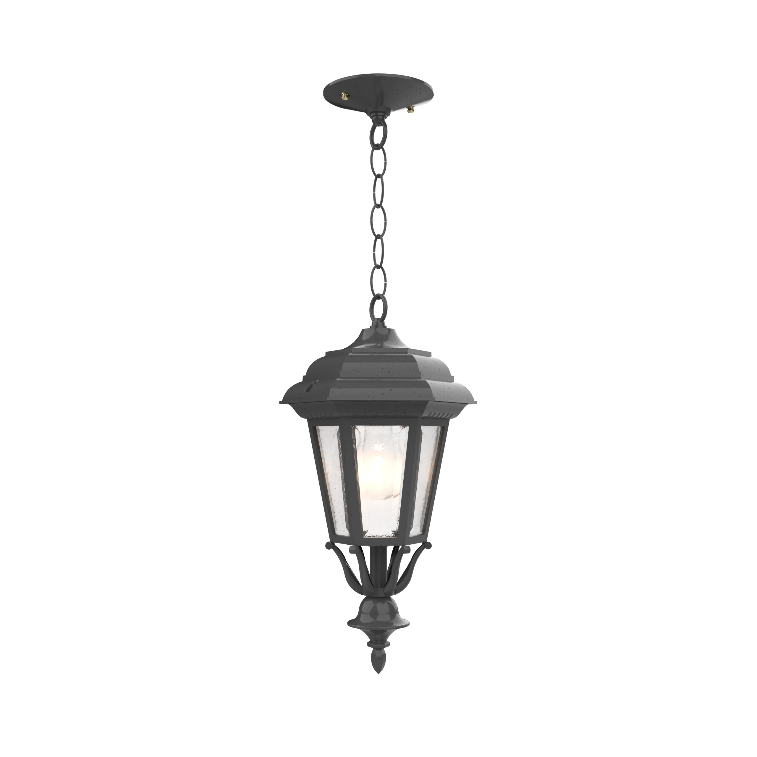 Jamestown - Ceiling mount with chain closed bottom small - 11455
