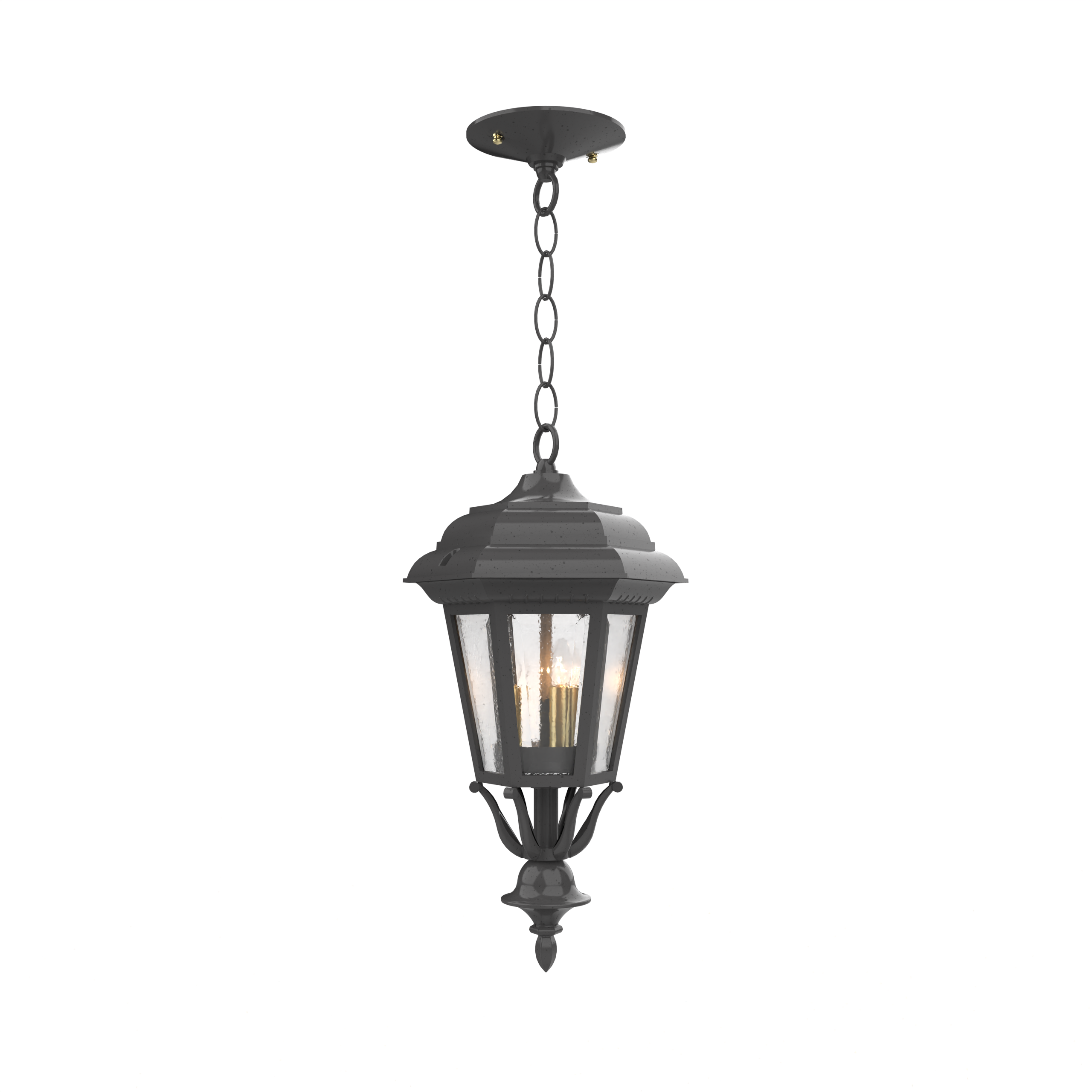 Jamestown - Ceiling mount with chain closed bottom small - 11455