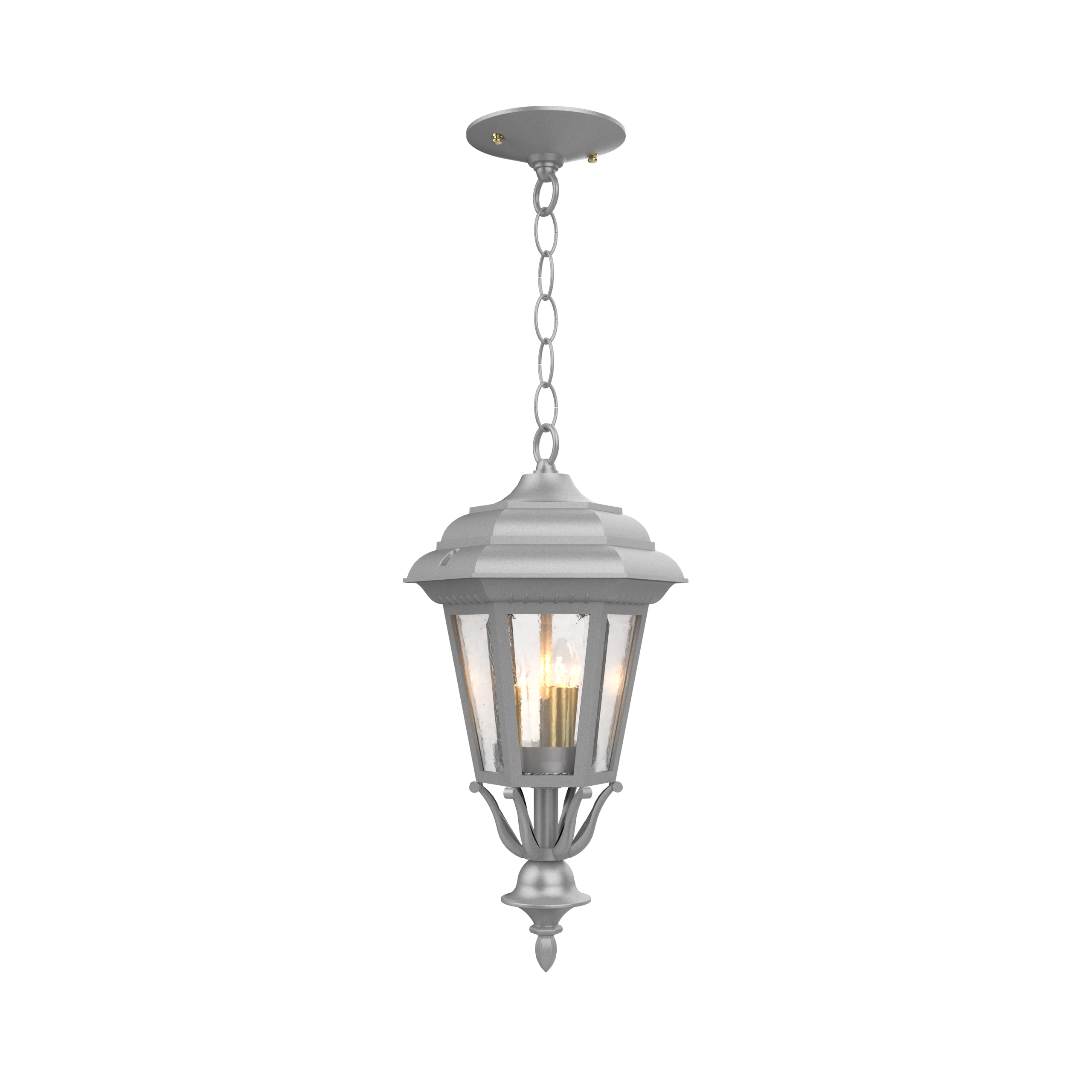 Jamestown - Ceiling mount with chain closed bottom small - 11455