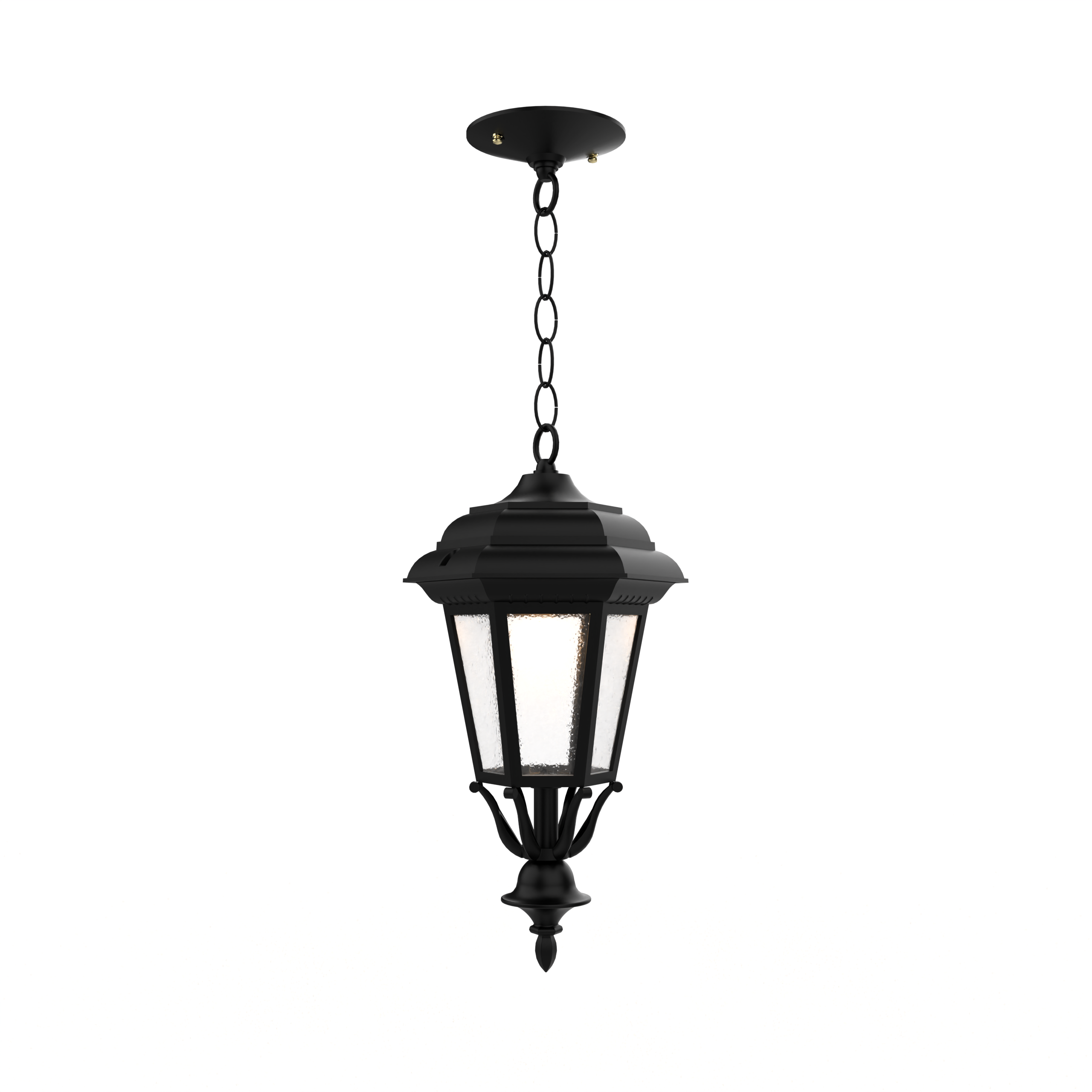 Jamestown - Ceiling mount with chain closed bottom small - 11455