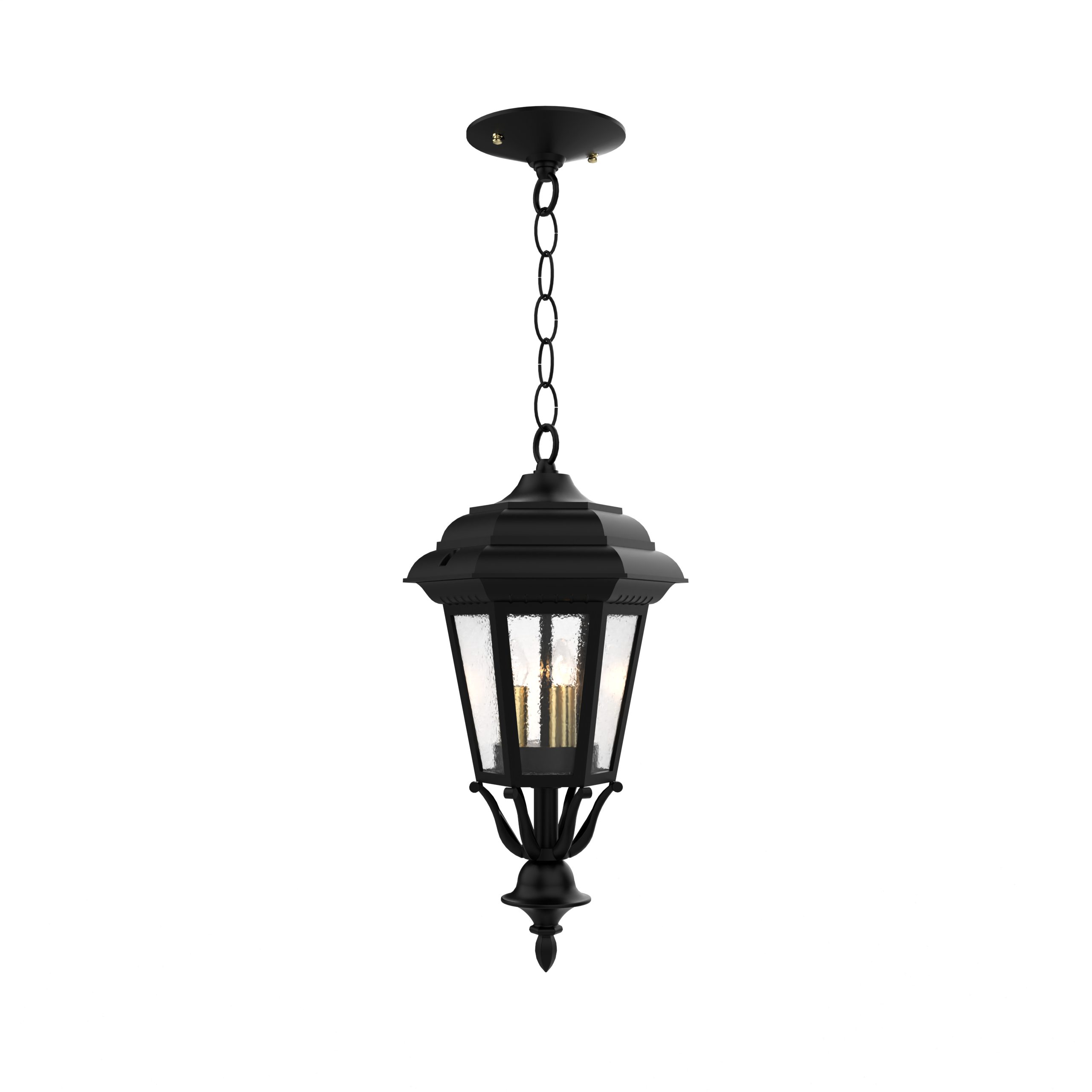 Jamestown - Ceiling mount with chain closed bottom small - 11455