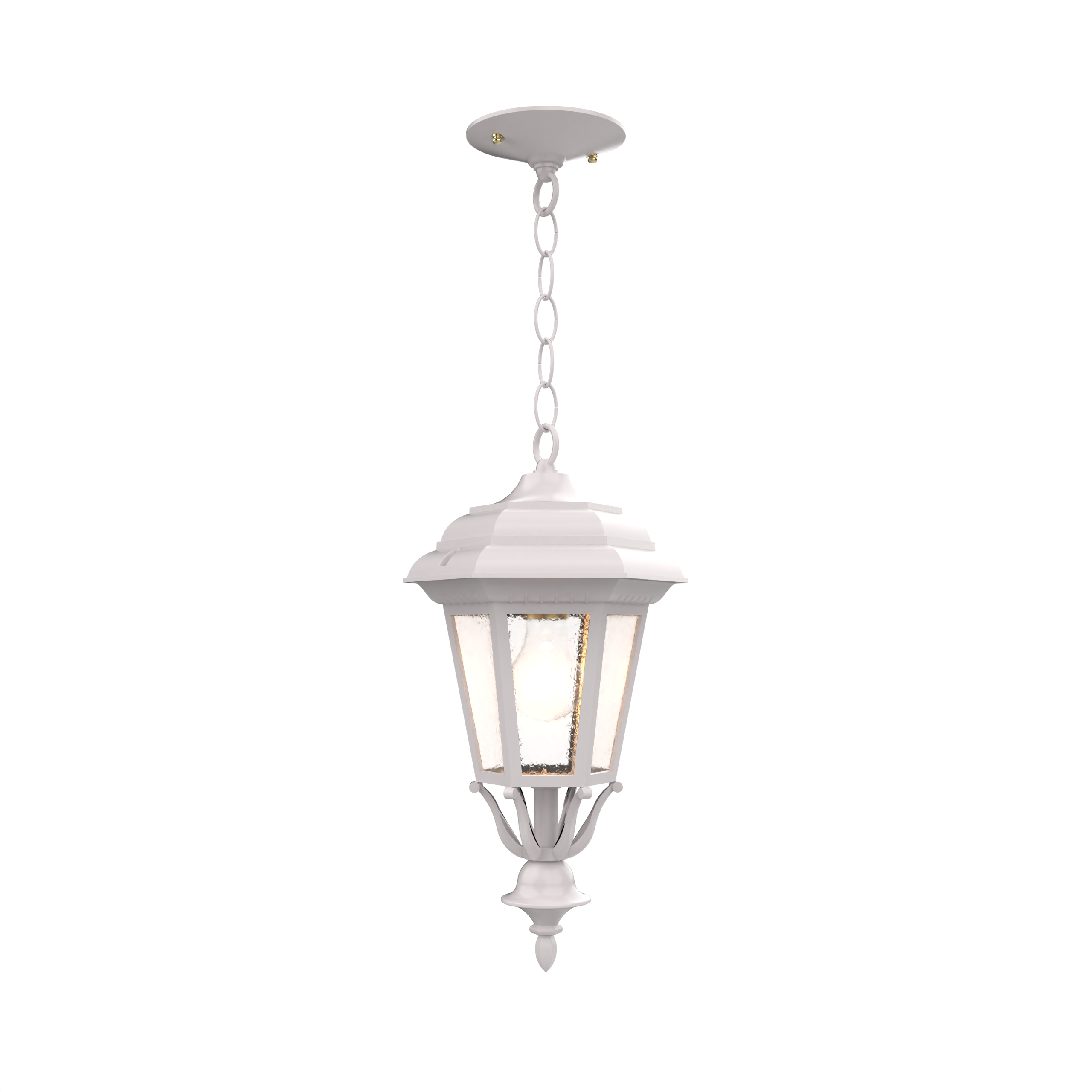 Jamestown - Ceiling mount with chain closed bottom small - 11455