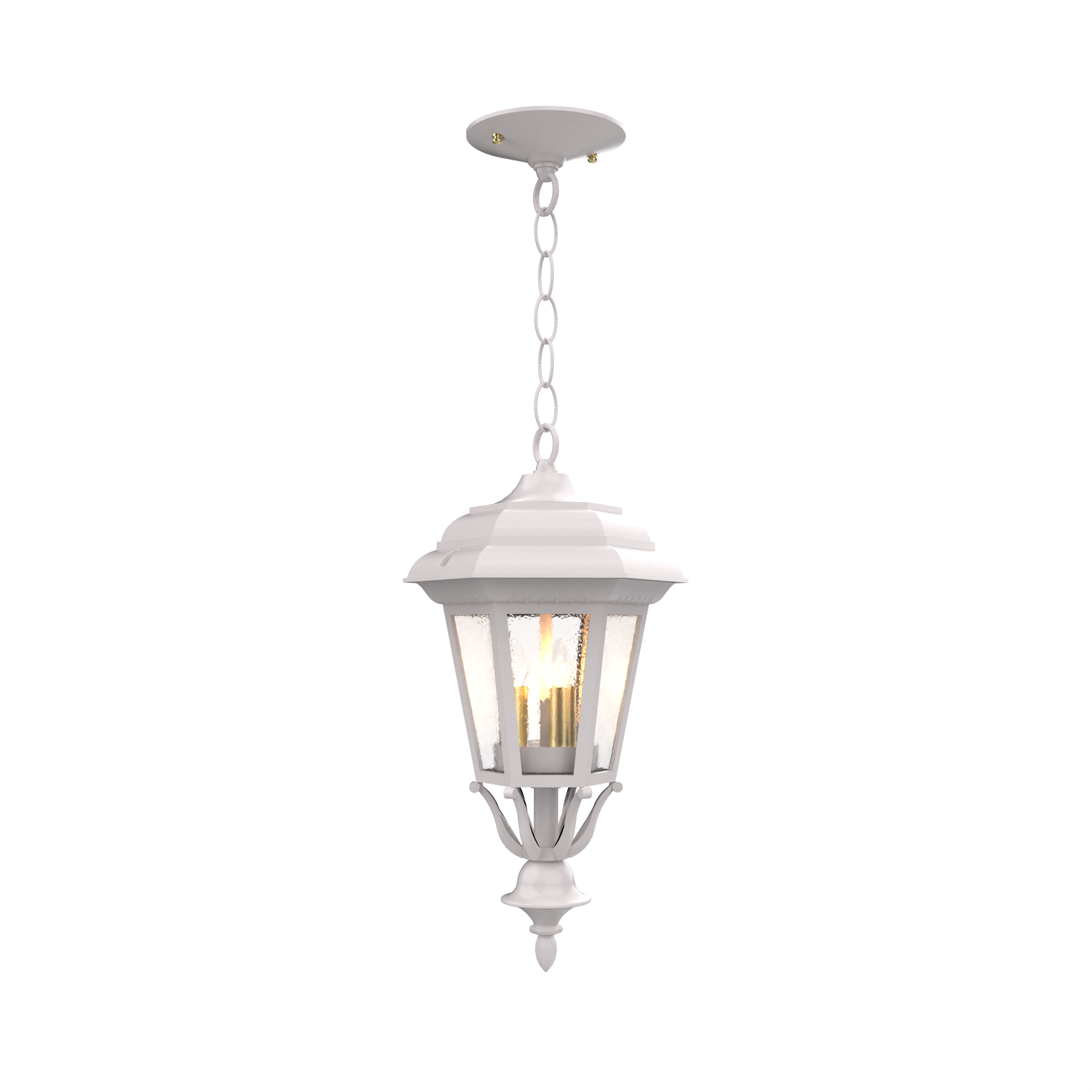 Jamestown - Ceiling mount with chain closed bottom small - 11455