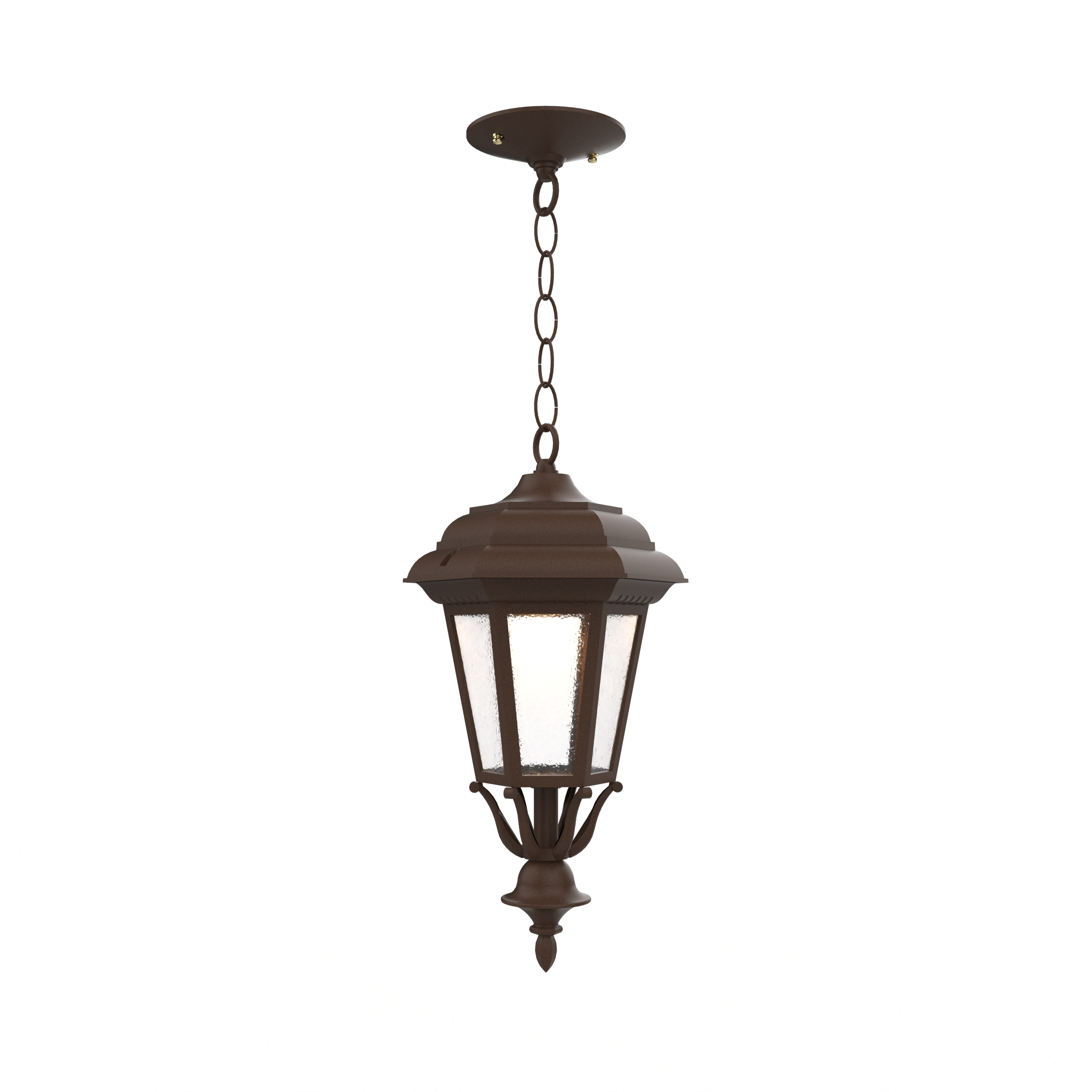 Jamestown - Ceiling mount with chain closed bottom small - 11455