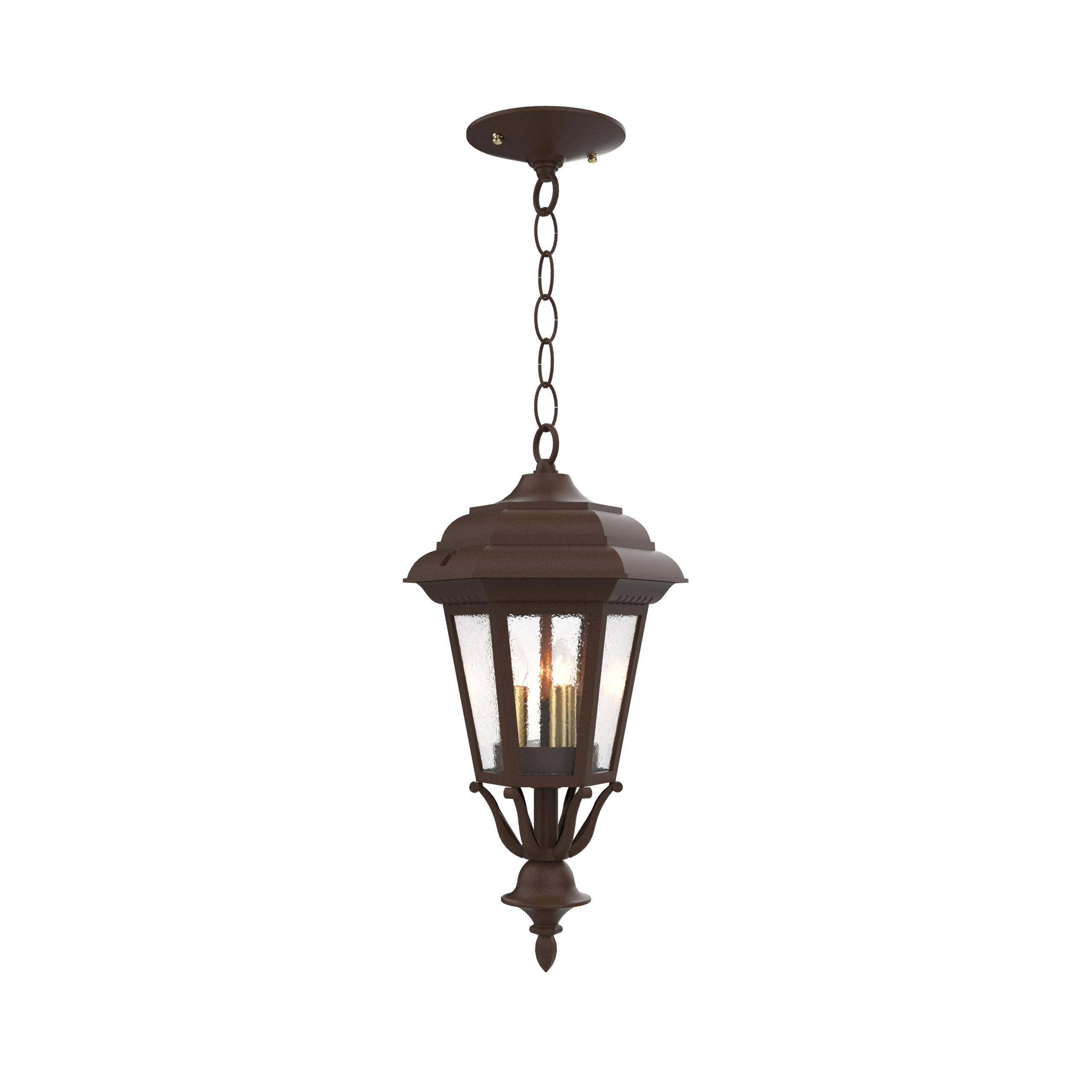 Jamestown - Ceiling mount with chain closed bottom small - 11455