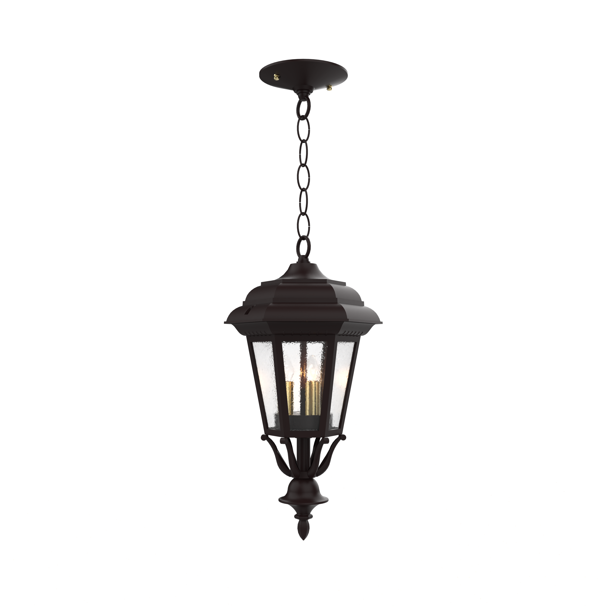 Jamestown - Ceiling mount with chain closed bottom small - 11455