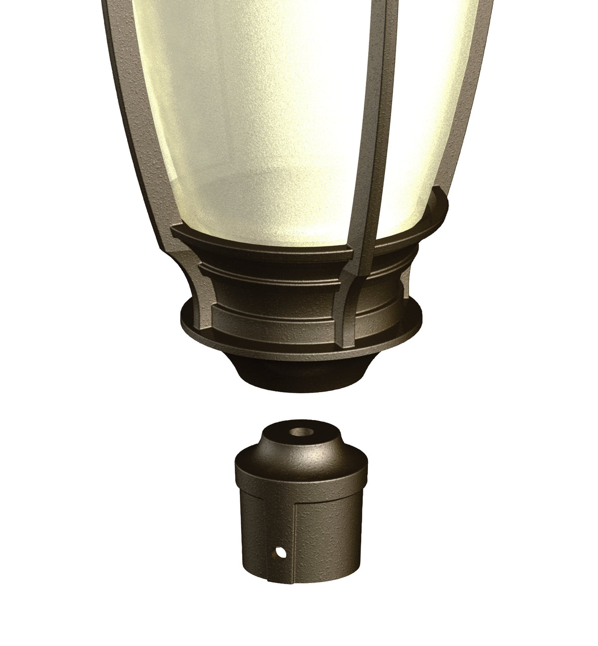 Fixture adapter for 1-5/8&