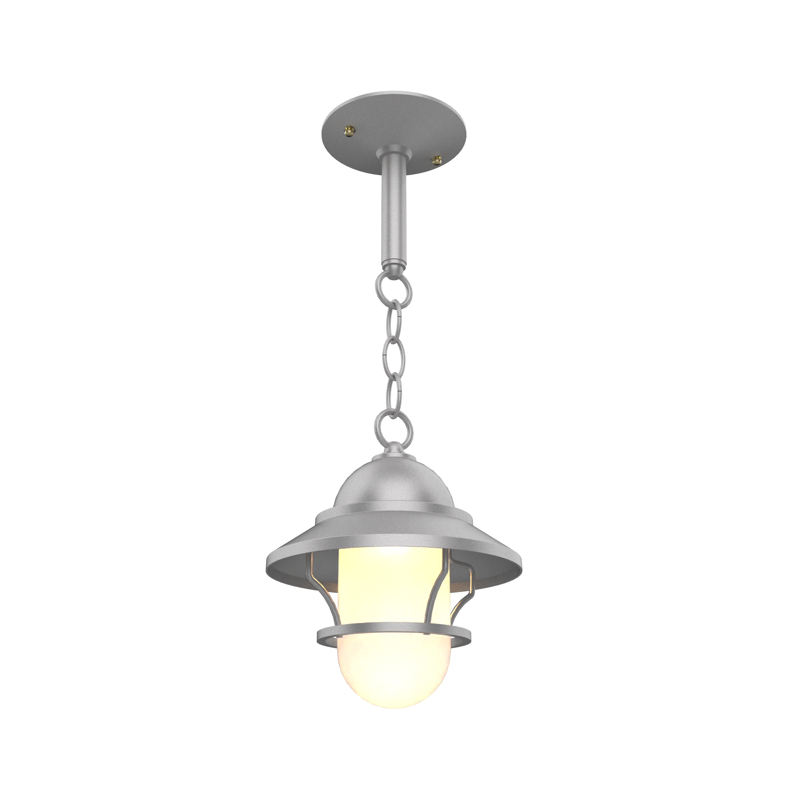 San Francisco - Chain ceiling mount with globe and small grid - 12250
