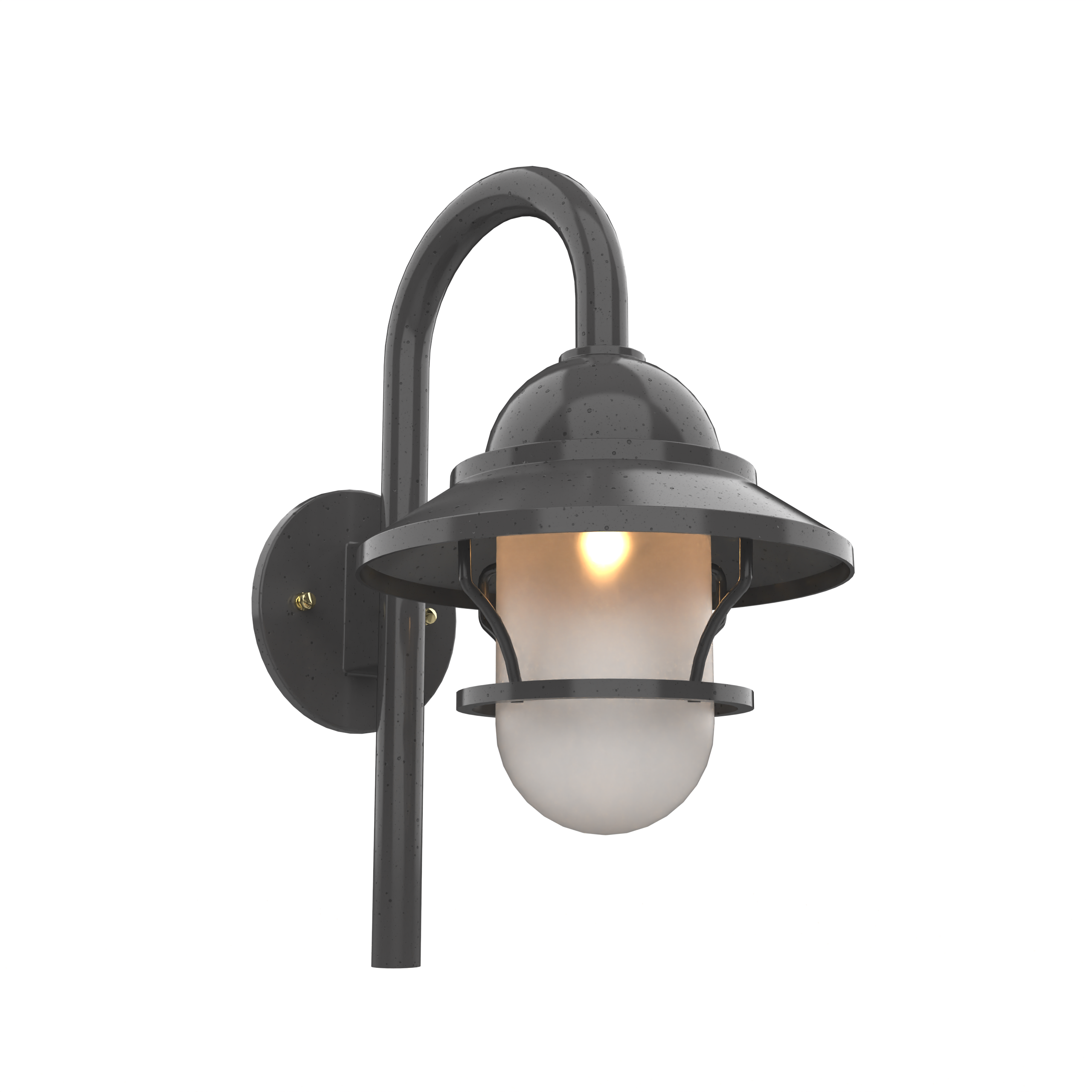 San Francisco - Downward Cane Mount with Globe and Small Grid - 12299