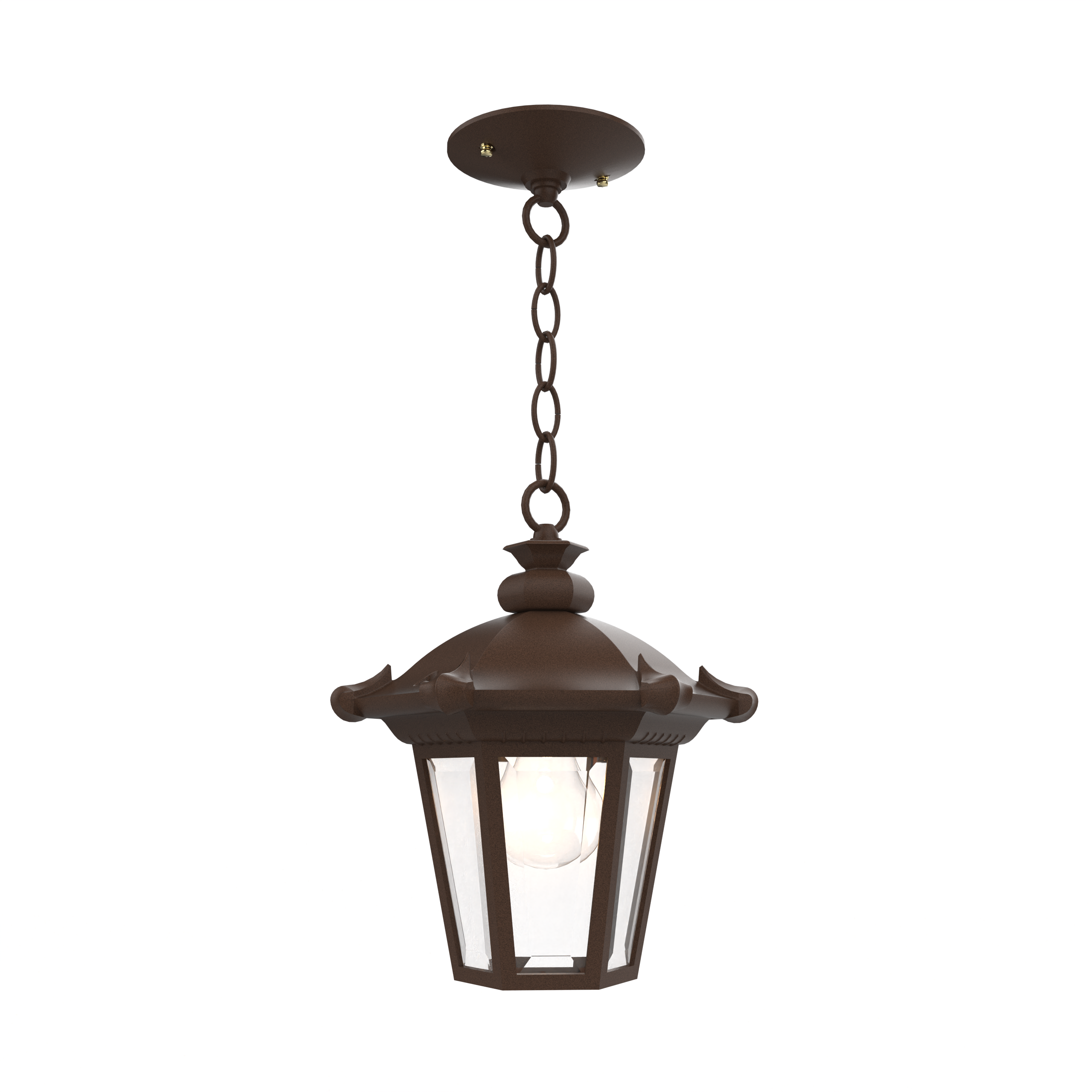 Montpellier - Ceiling mounting with chain open bottom small format - 13350