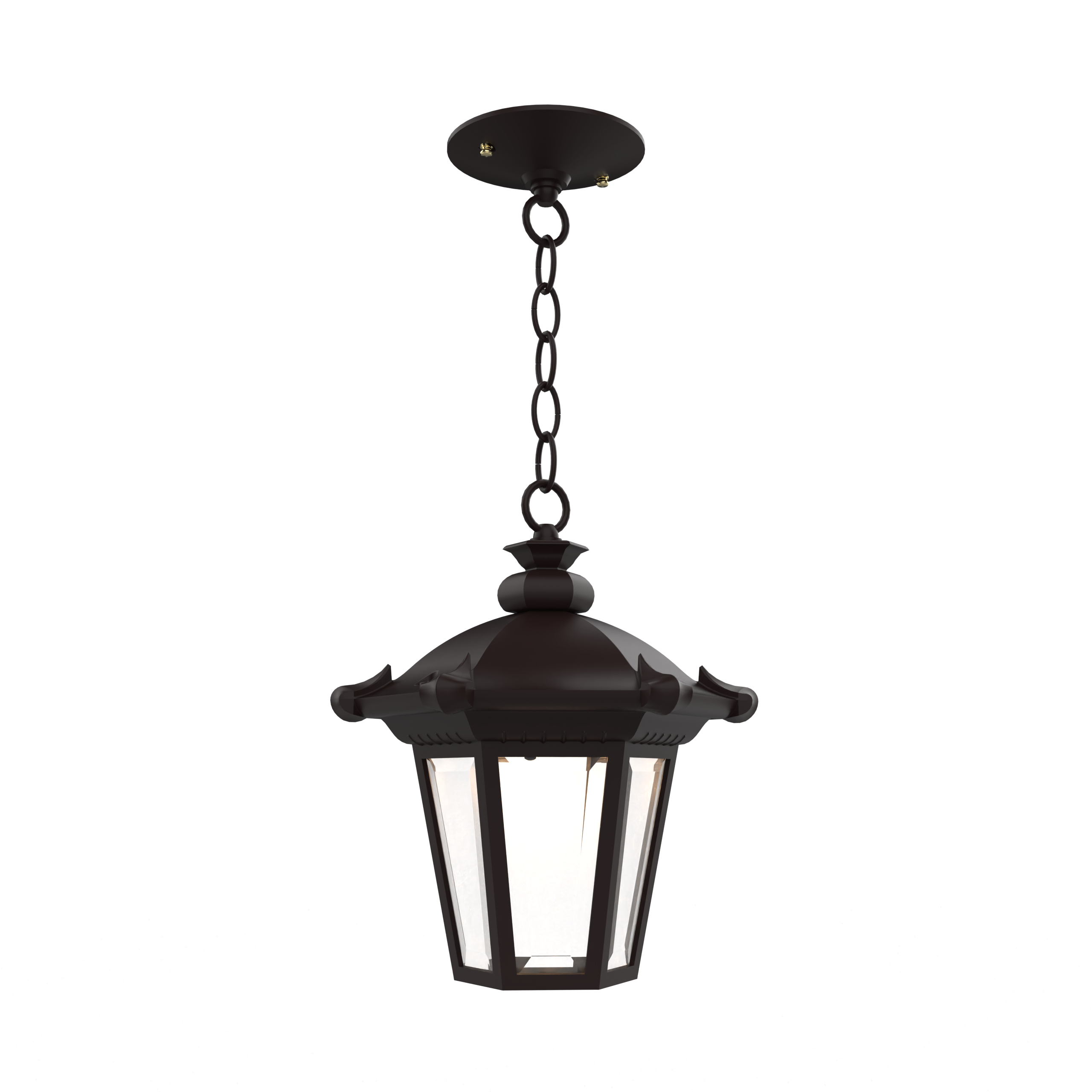 Montpellier - Ceiling mounting with chain open bottom small format - 13350