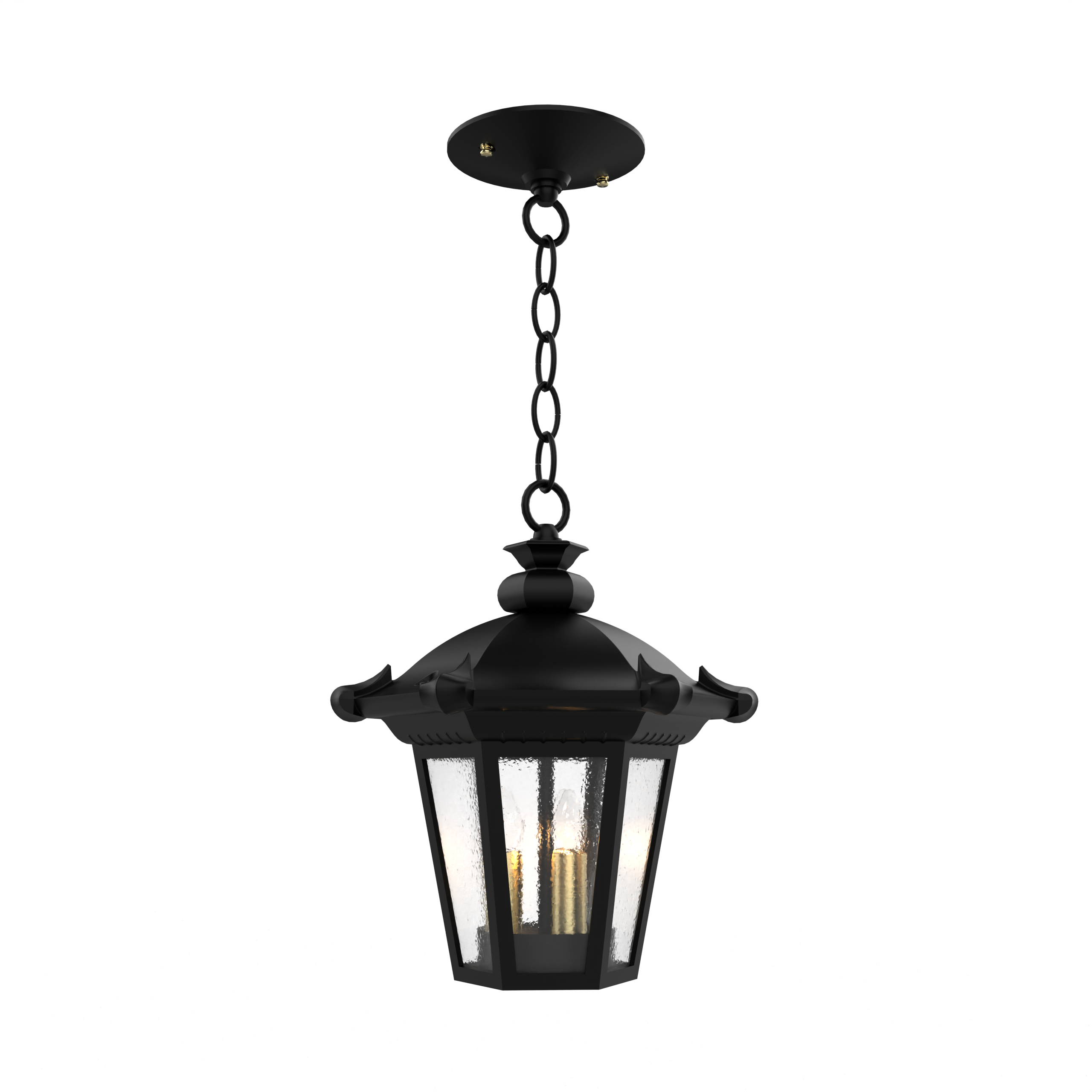 Montpellier - Ceiling mounting with chain open bottom small format - 13350