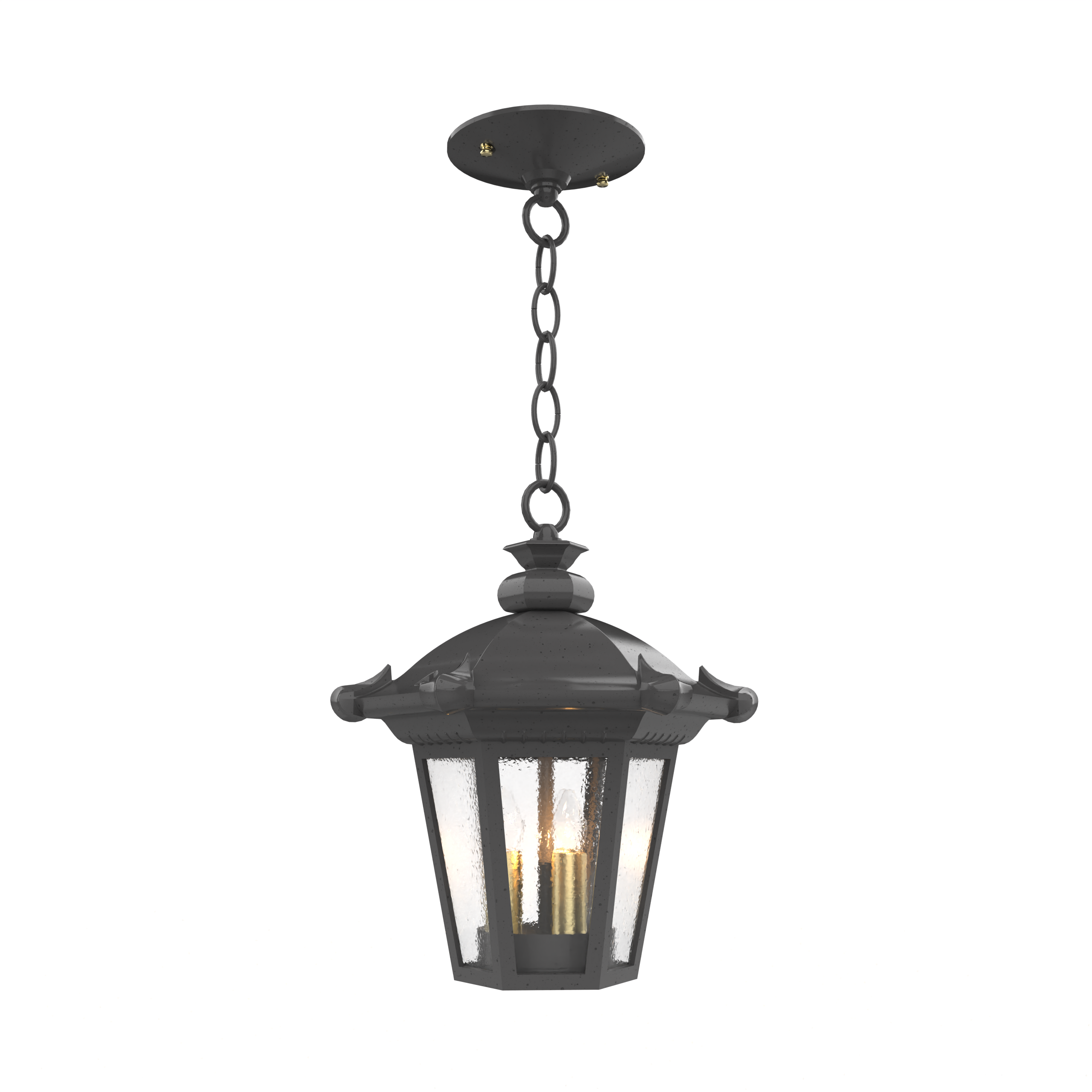 Montpellier - Ceiling mounting with chain open bottom small format - 13350
