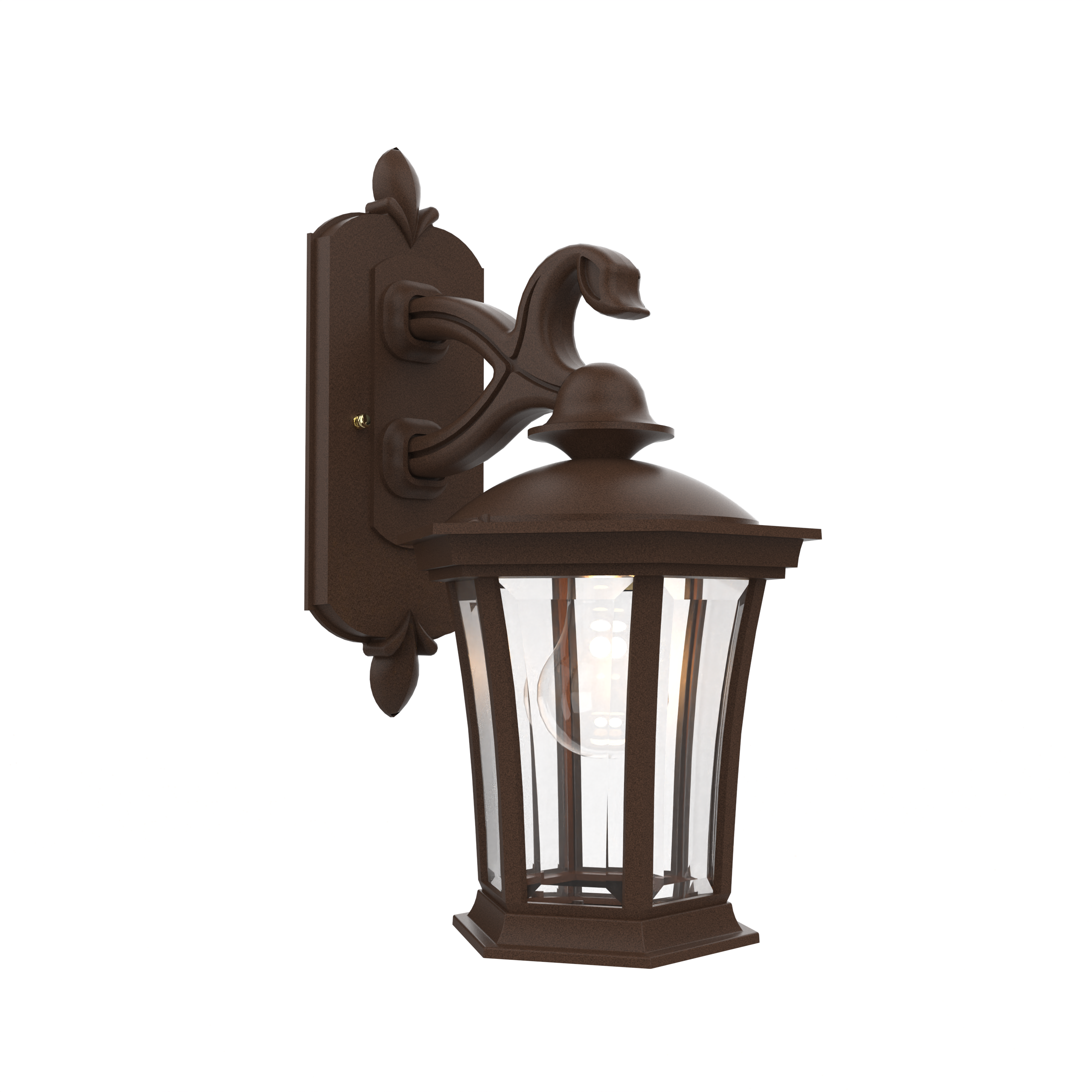 Westminster - Wall mount decorative arm down open bottom small - 13511