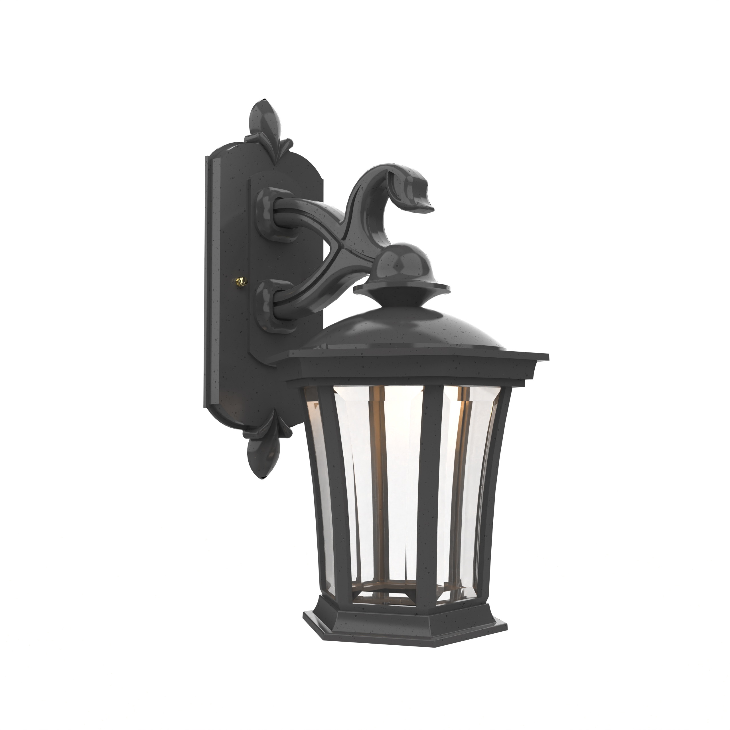 Westminster - Wall mount decorative arm down open bottom small - 13511