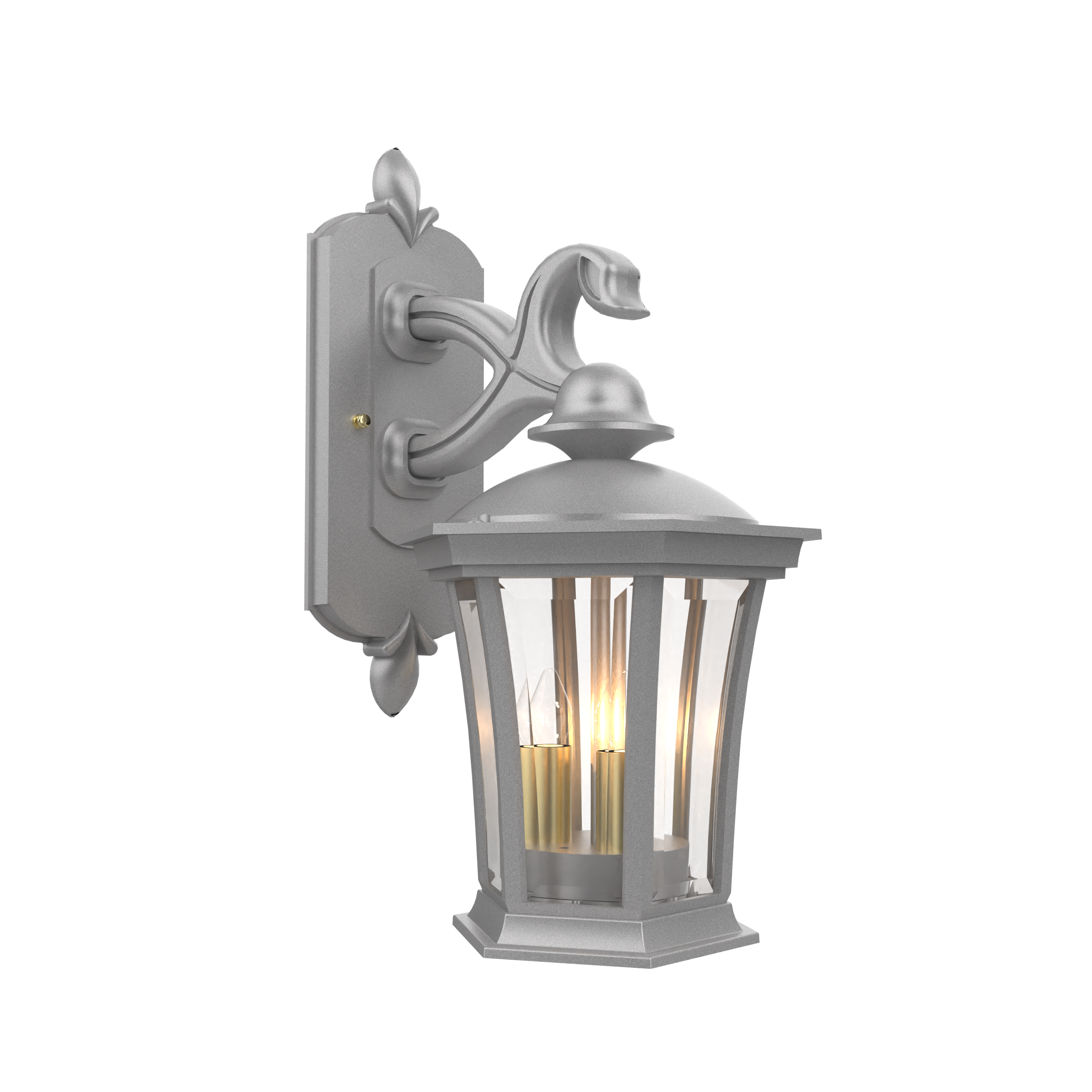 Westminster - Wall mount decorative arm down open bottom small - 13511