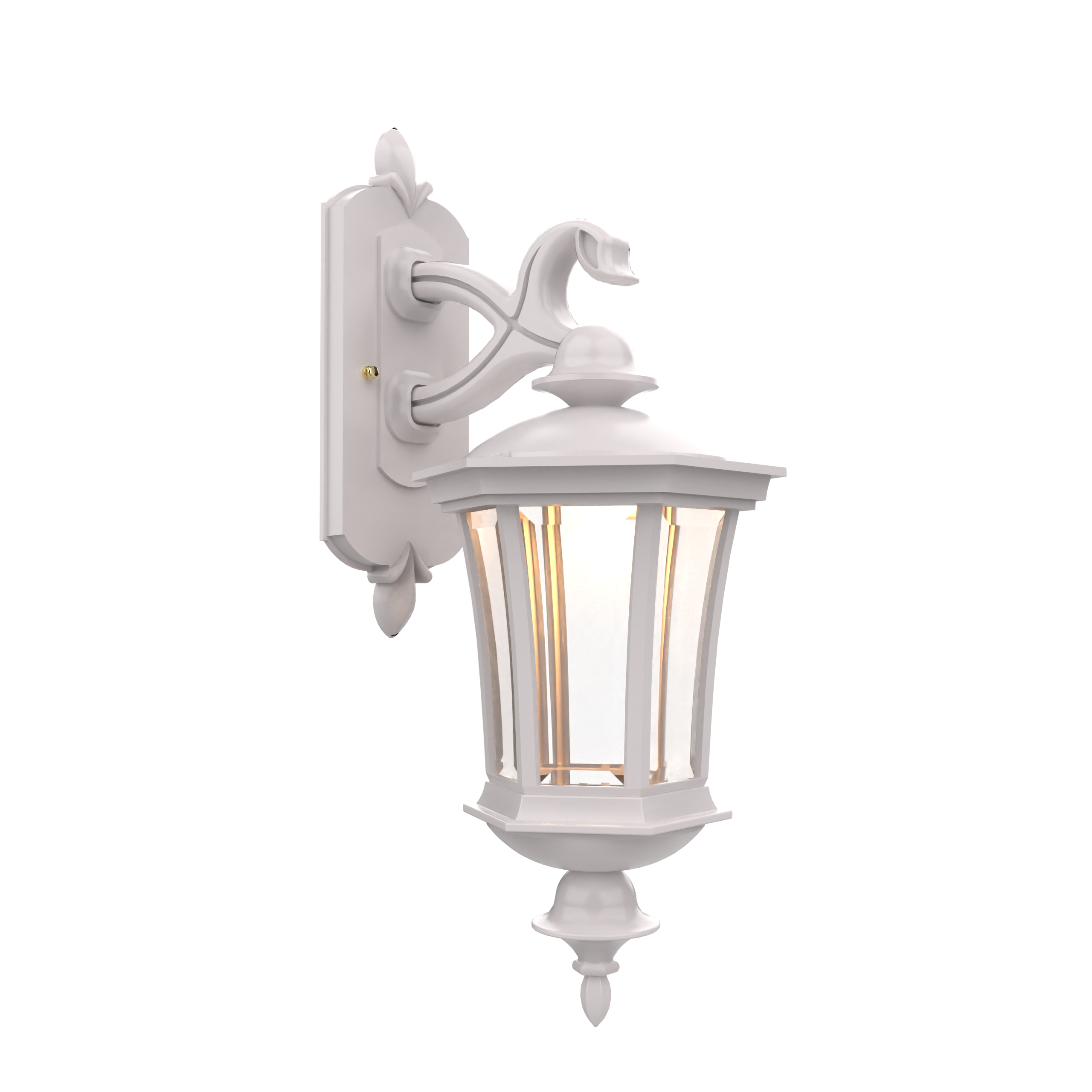 Westminster - Wall mount decorative arm down closed bottom small size - 13515