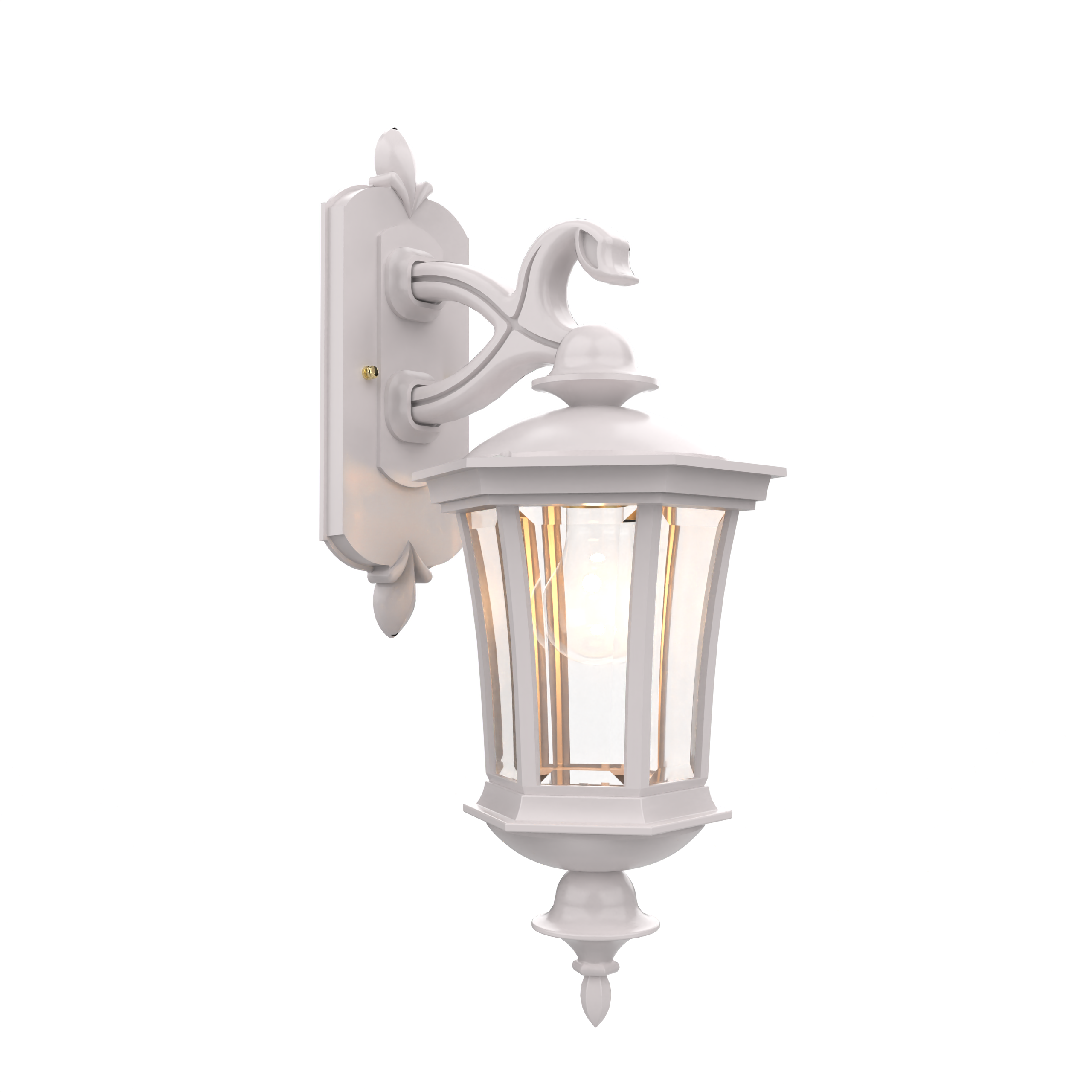 Westminster - Wall mount decorative arm down closed bottom small size - 13515
