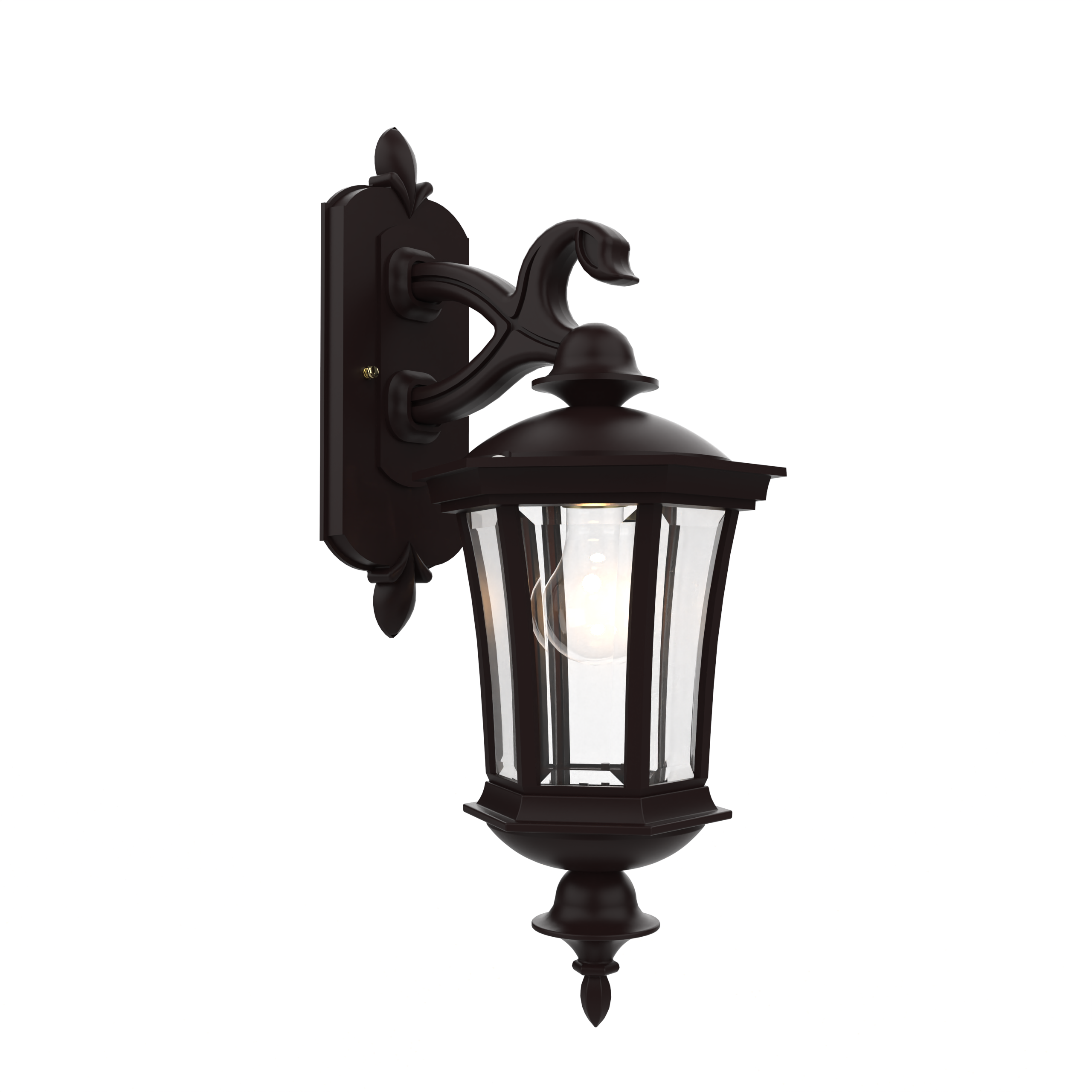 Westminster - Wall mount decorative arm down closed bottom small size - 13515