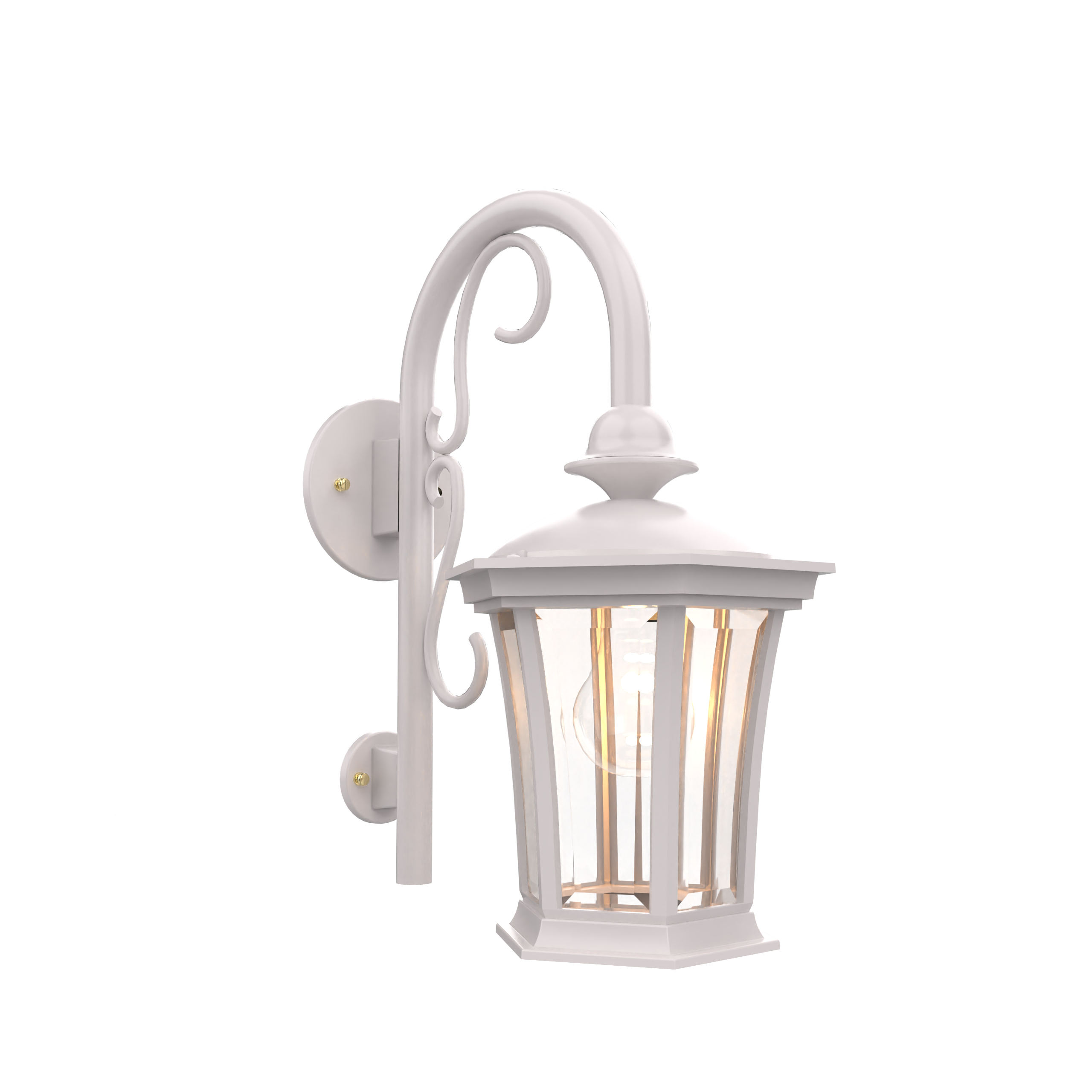 Westminster - Wall mount down with cane open bottom small - 13593
