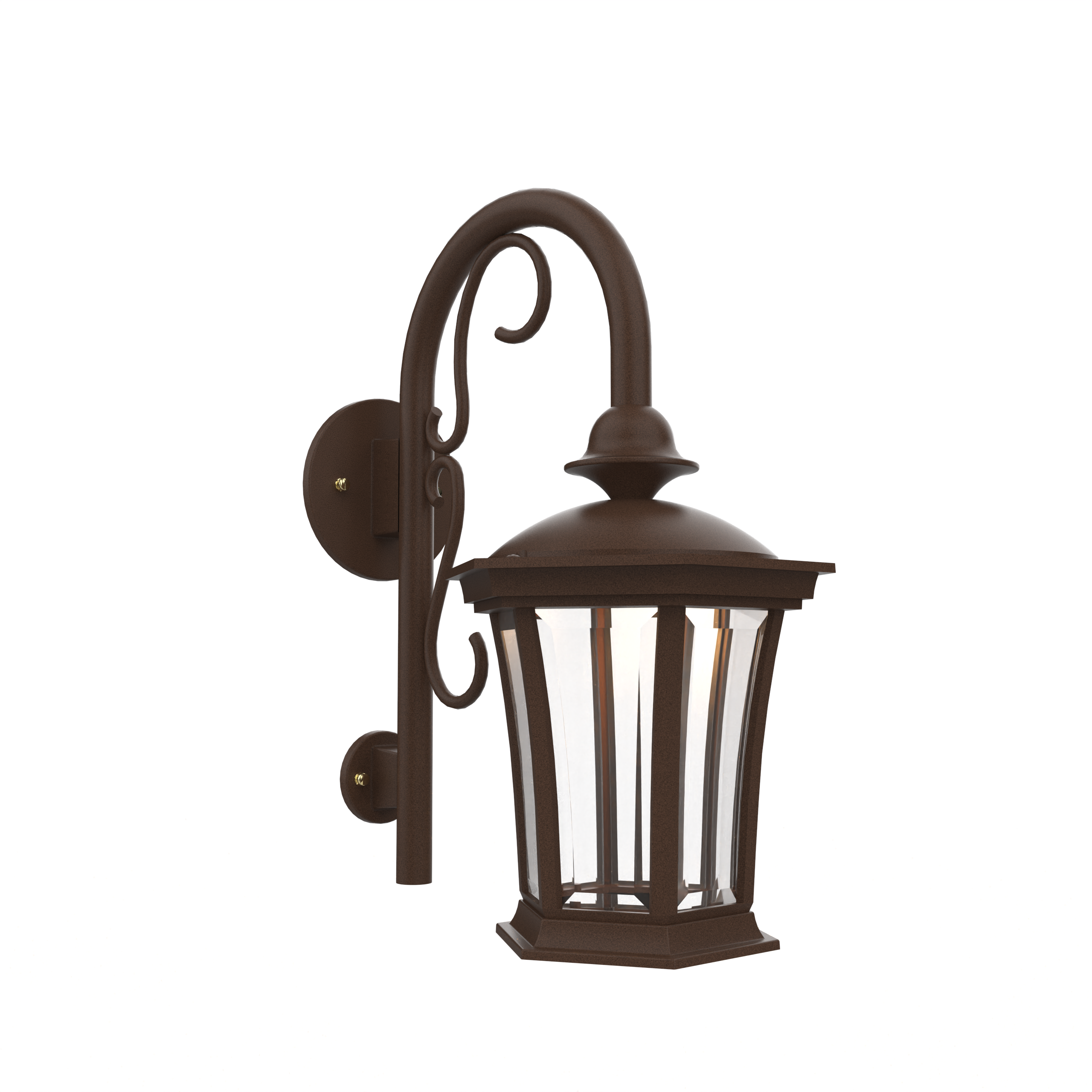 Westminster - Wall mount down with cane open bottom small - 13593