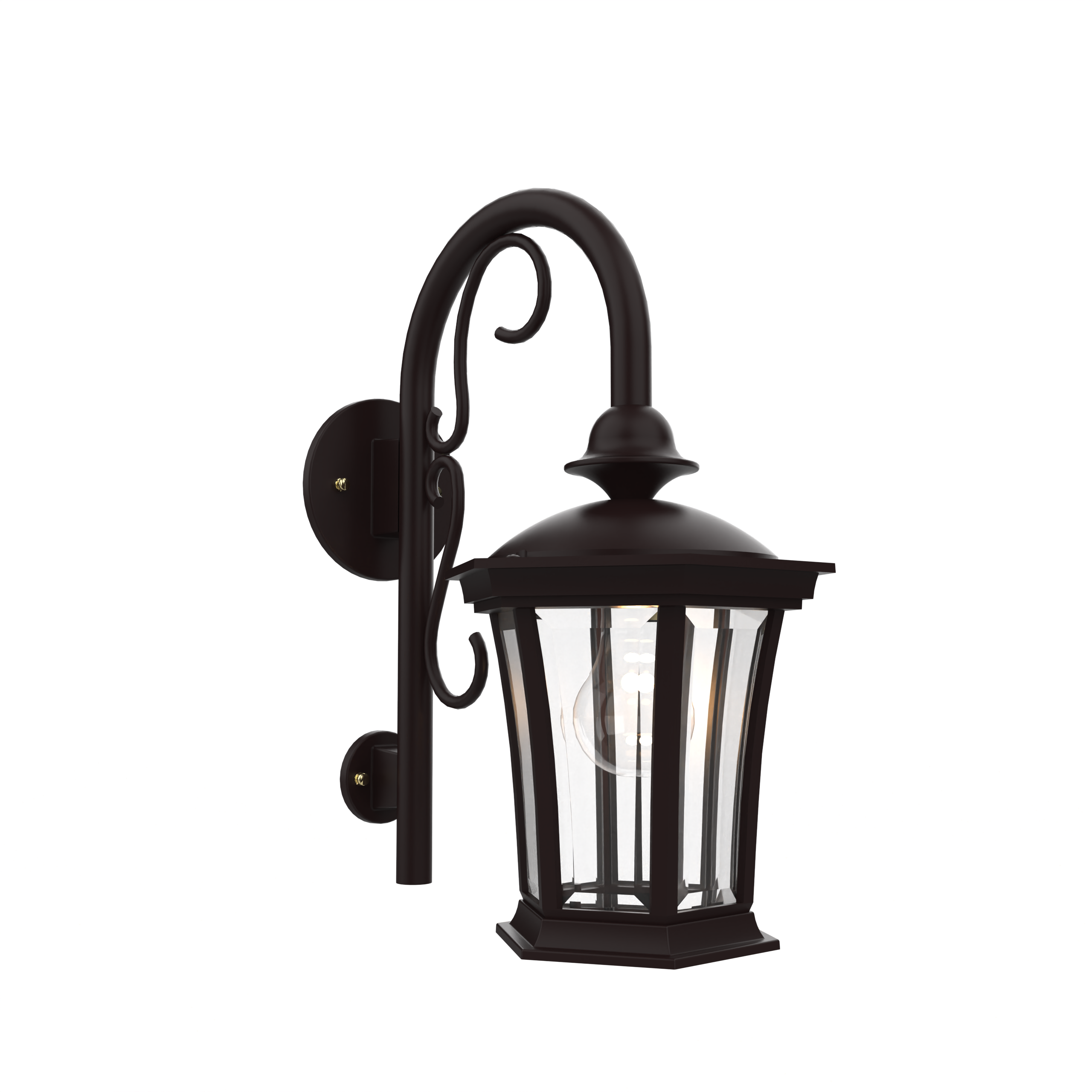Westminster - Wall mount down with cane open bottom small - 13593