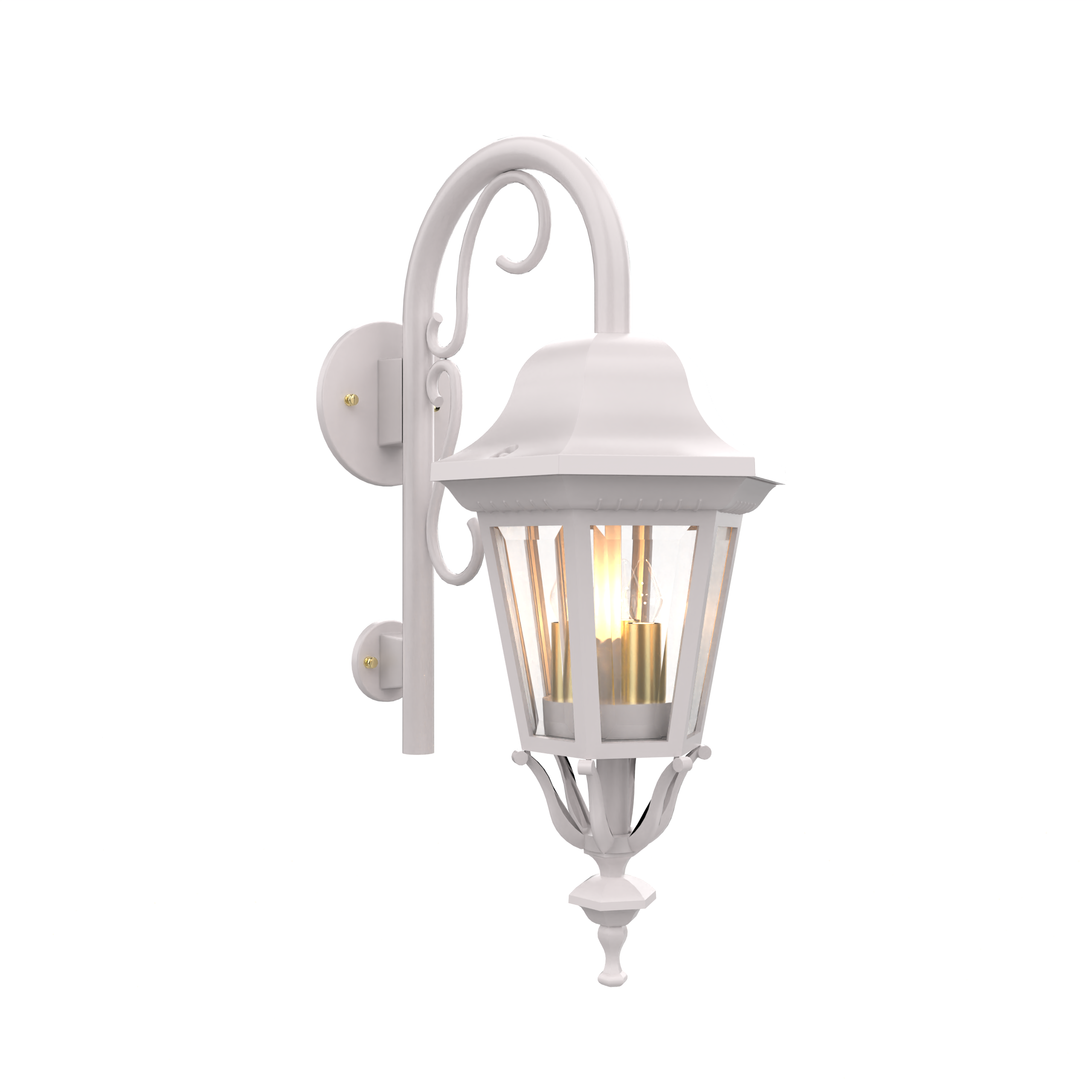Florence - Wall mount down with cane closed bottom small size - 13798