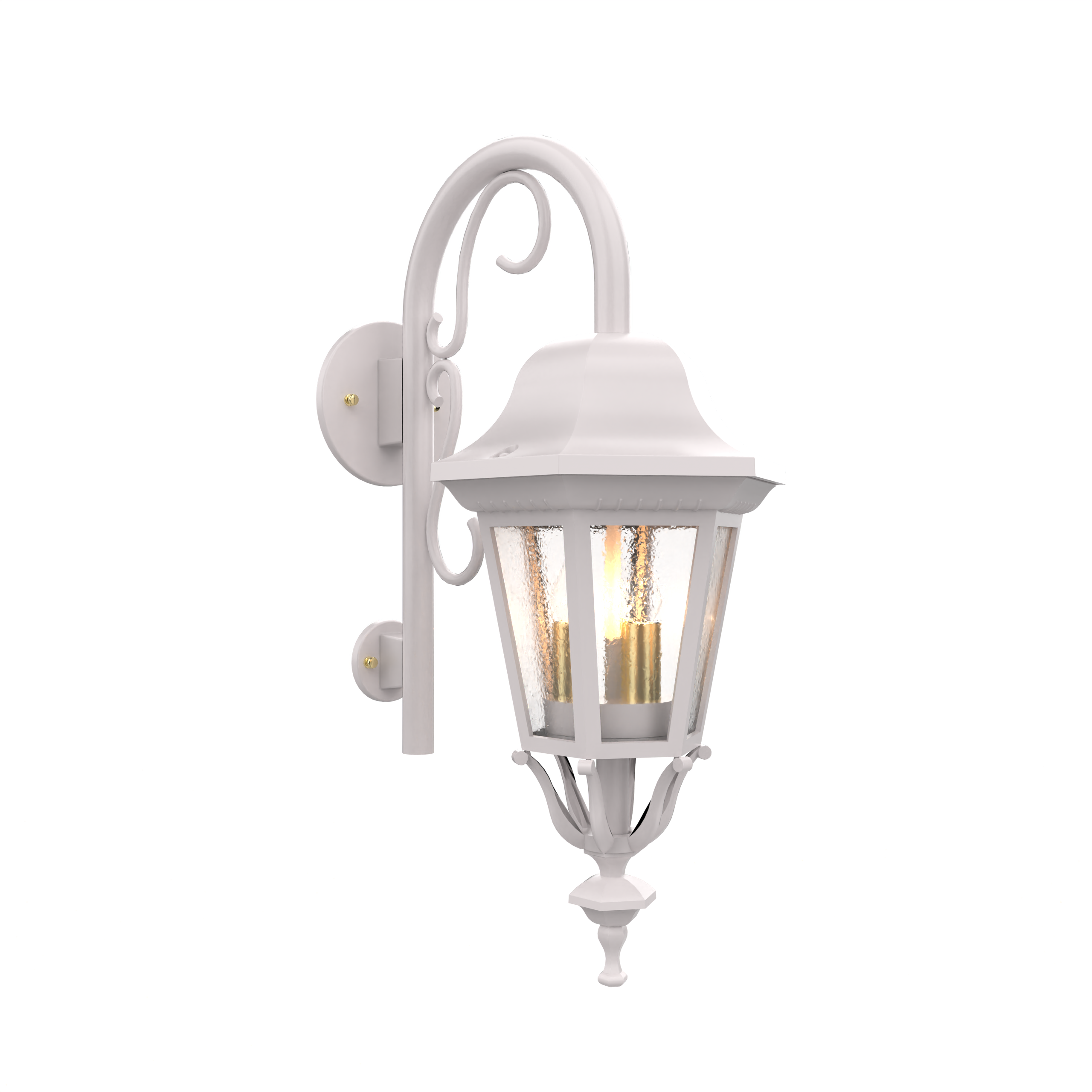 Florence - Wall mount down with cane closed bottom small size - 13798