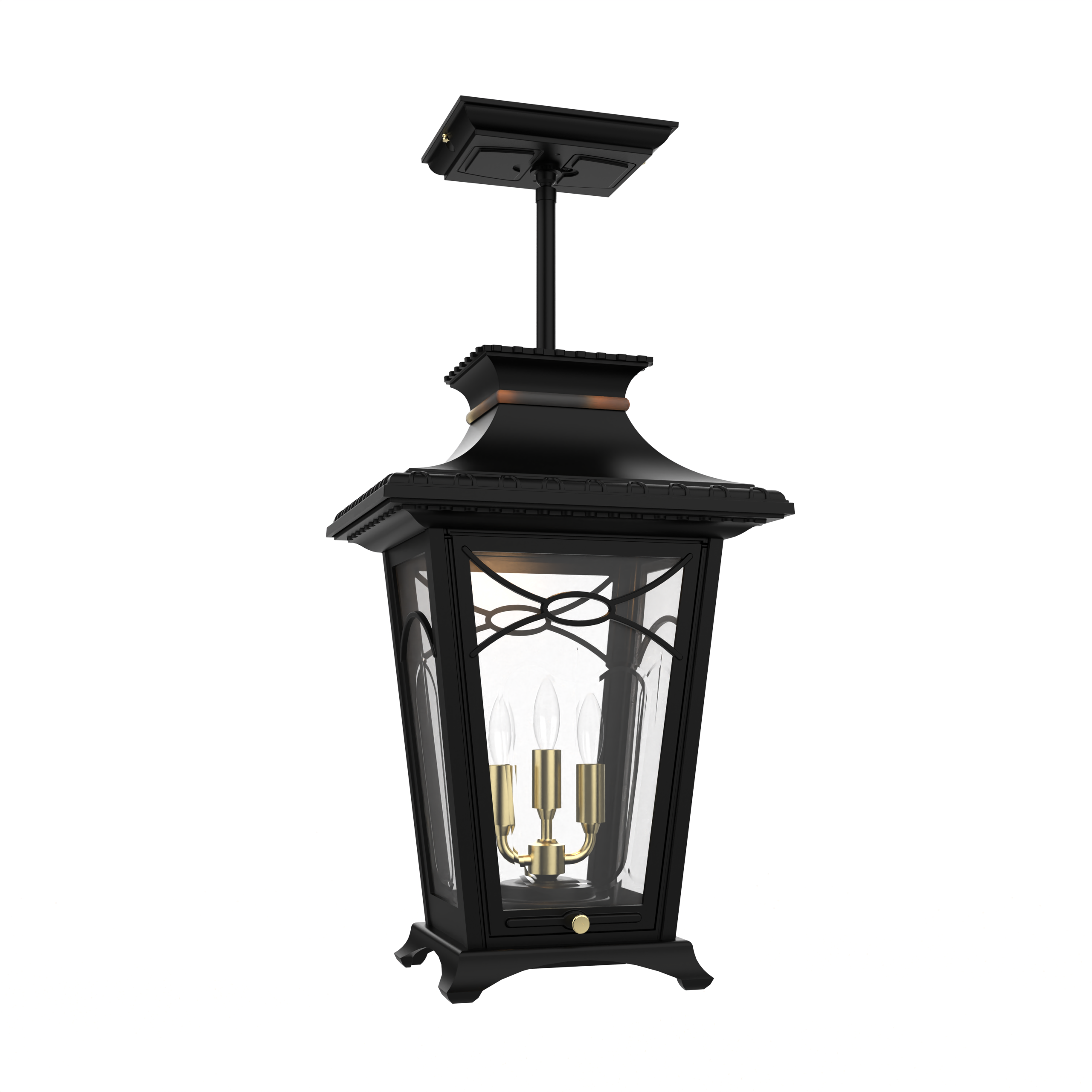 Bellissima - Ceiling mounting on rod closed bottom medium format - 20150
