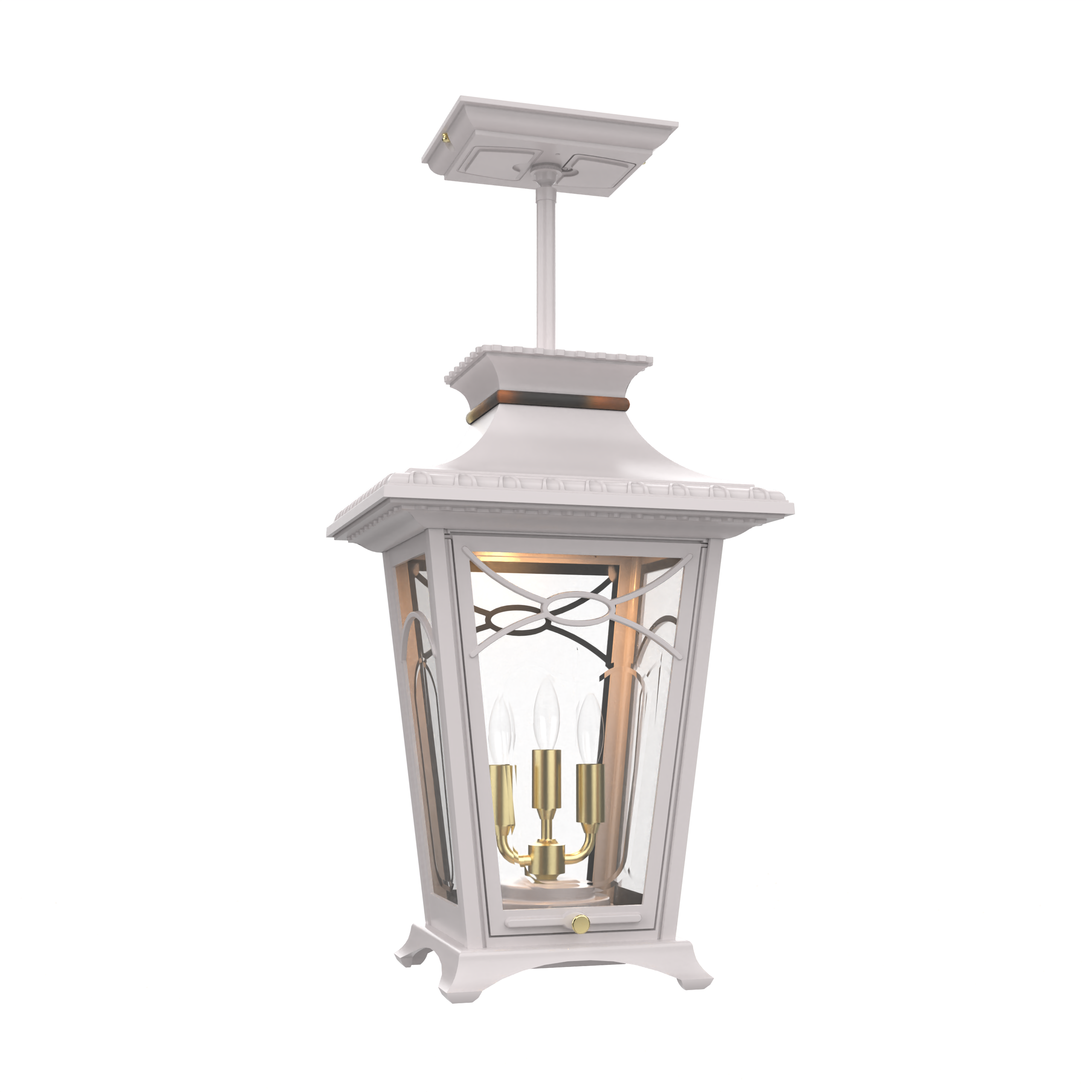 Bellissima - Ceiling mounting on rod closed bottom medium format - 20150