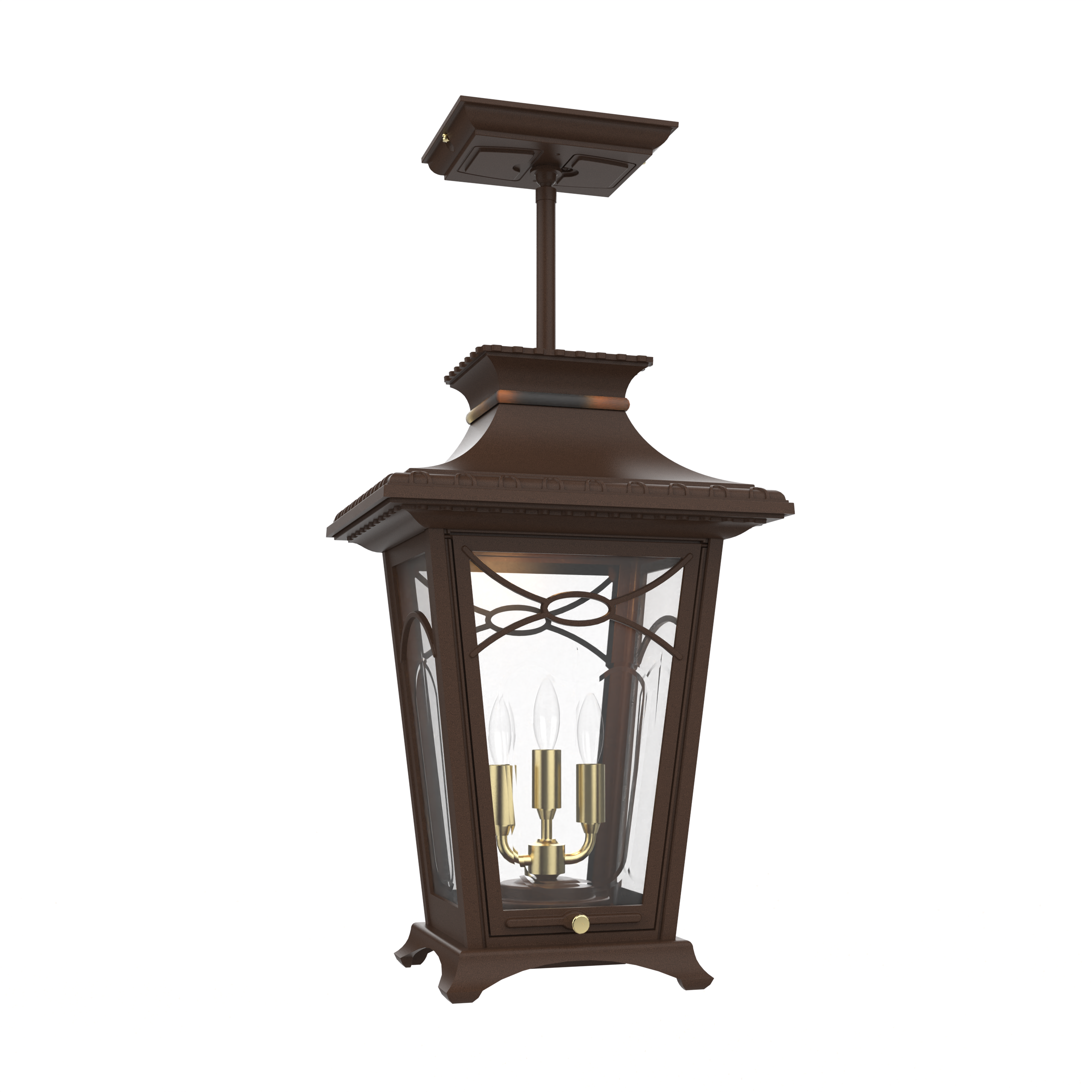 Bellissima - Ceiling mounting on rod closed bottom medium format - 20150