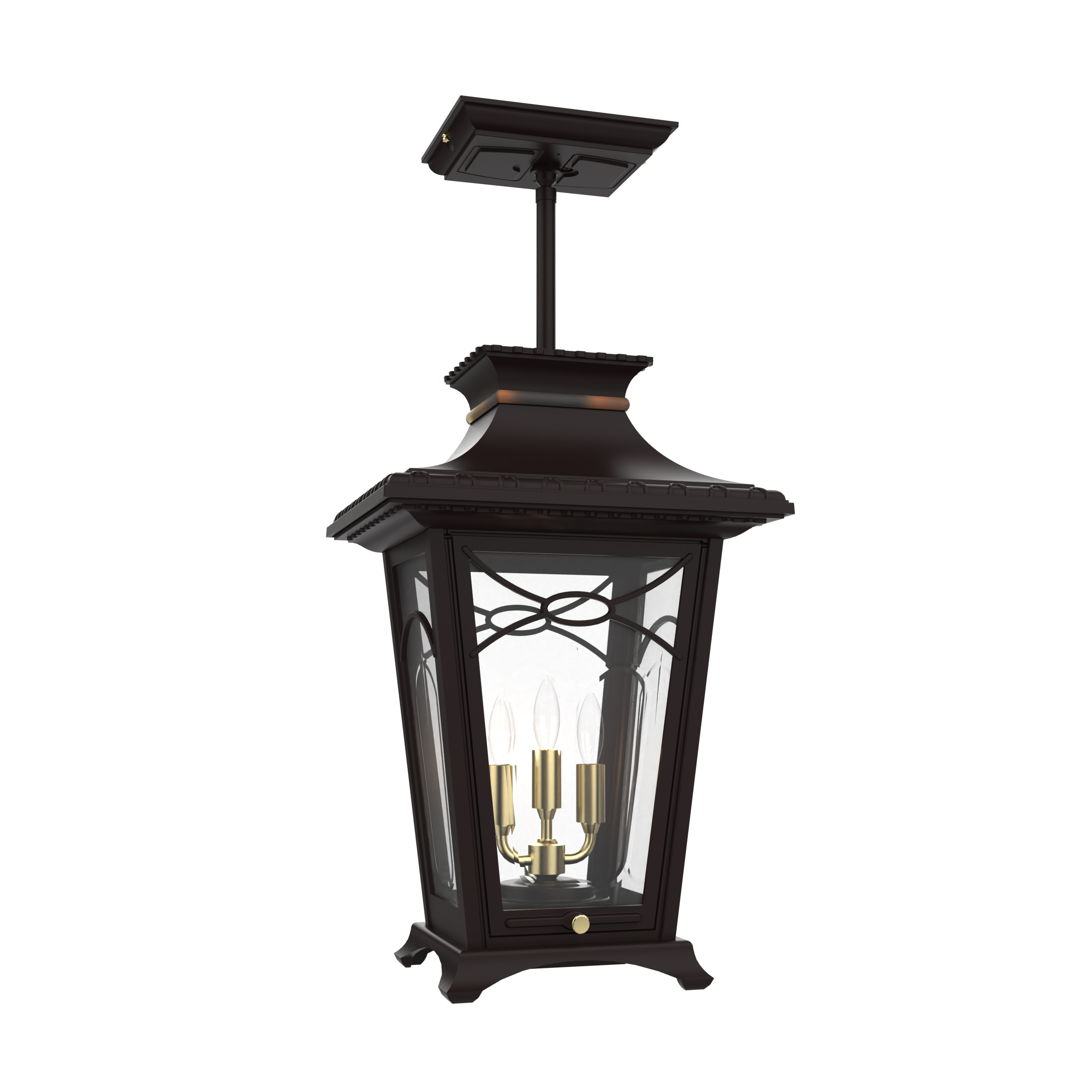 Bellissima - Ceiling mounting on rod closed bottom medium format - 20150