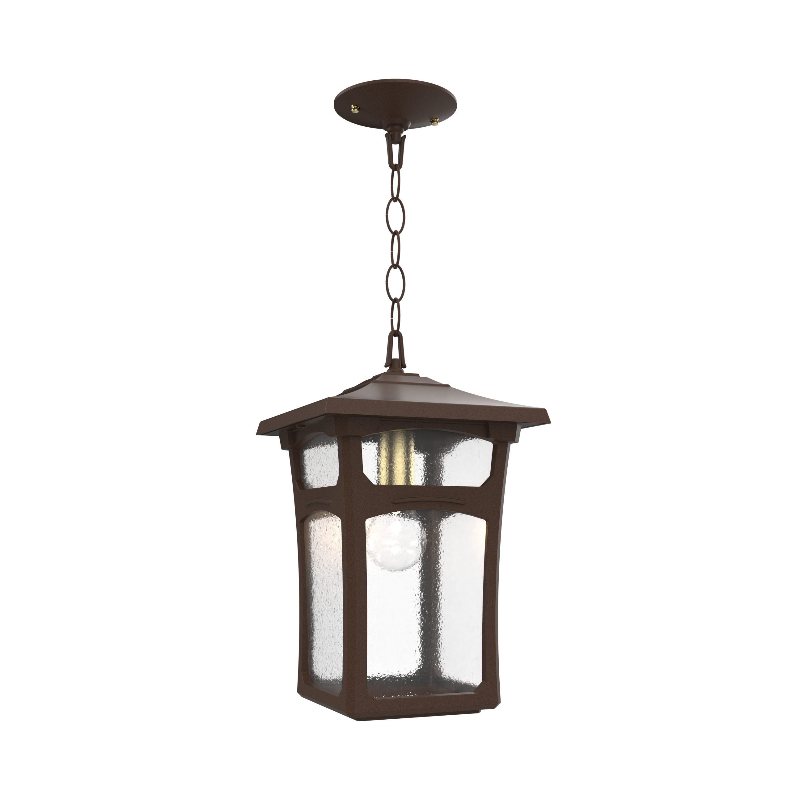 Lincoln - Ceiling mount with chain open bottom medium format - 20450