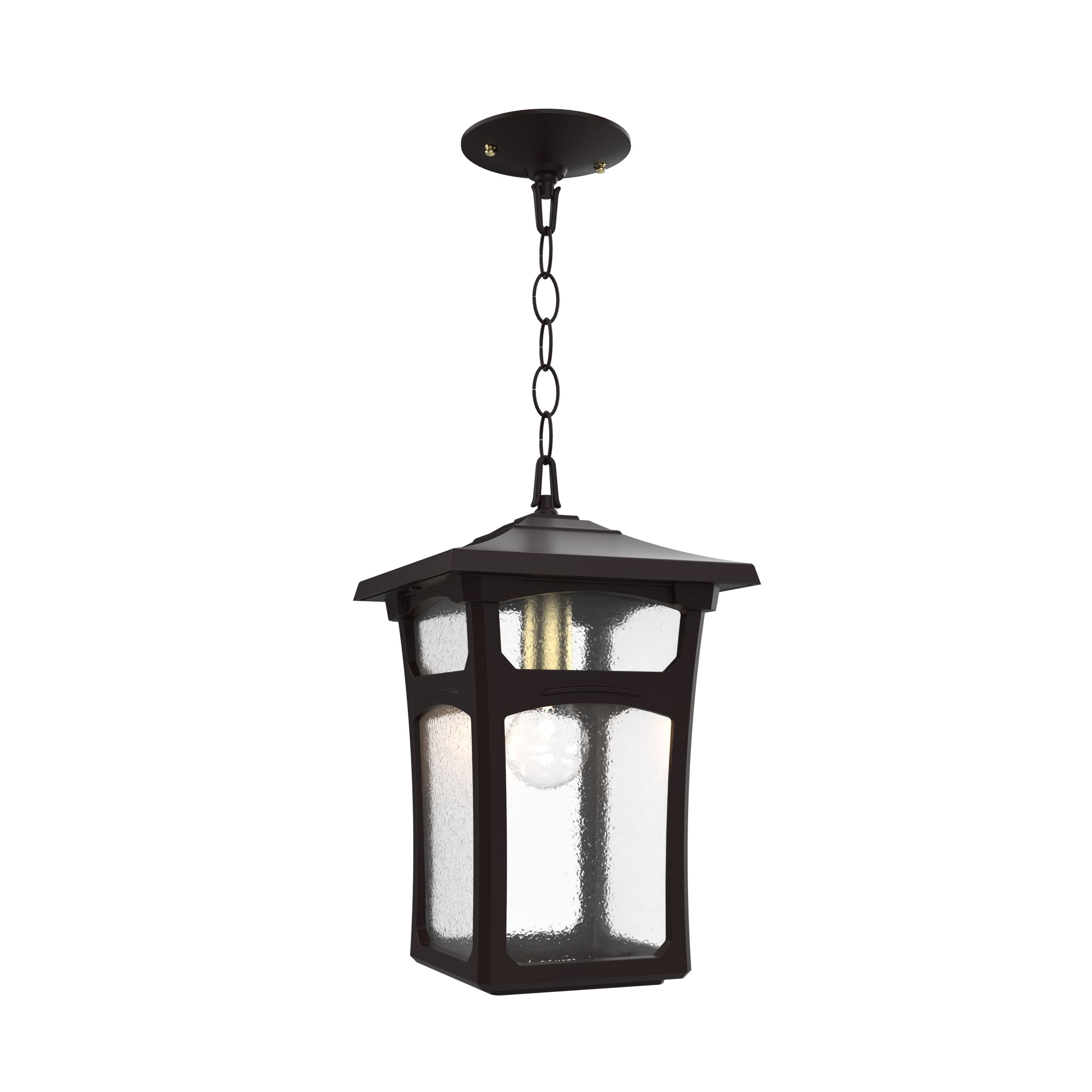 Lincoln - Ceiling mount with chain open bottom medium format - 20450