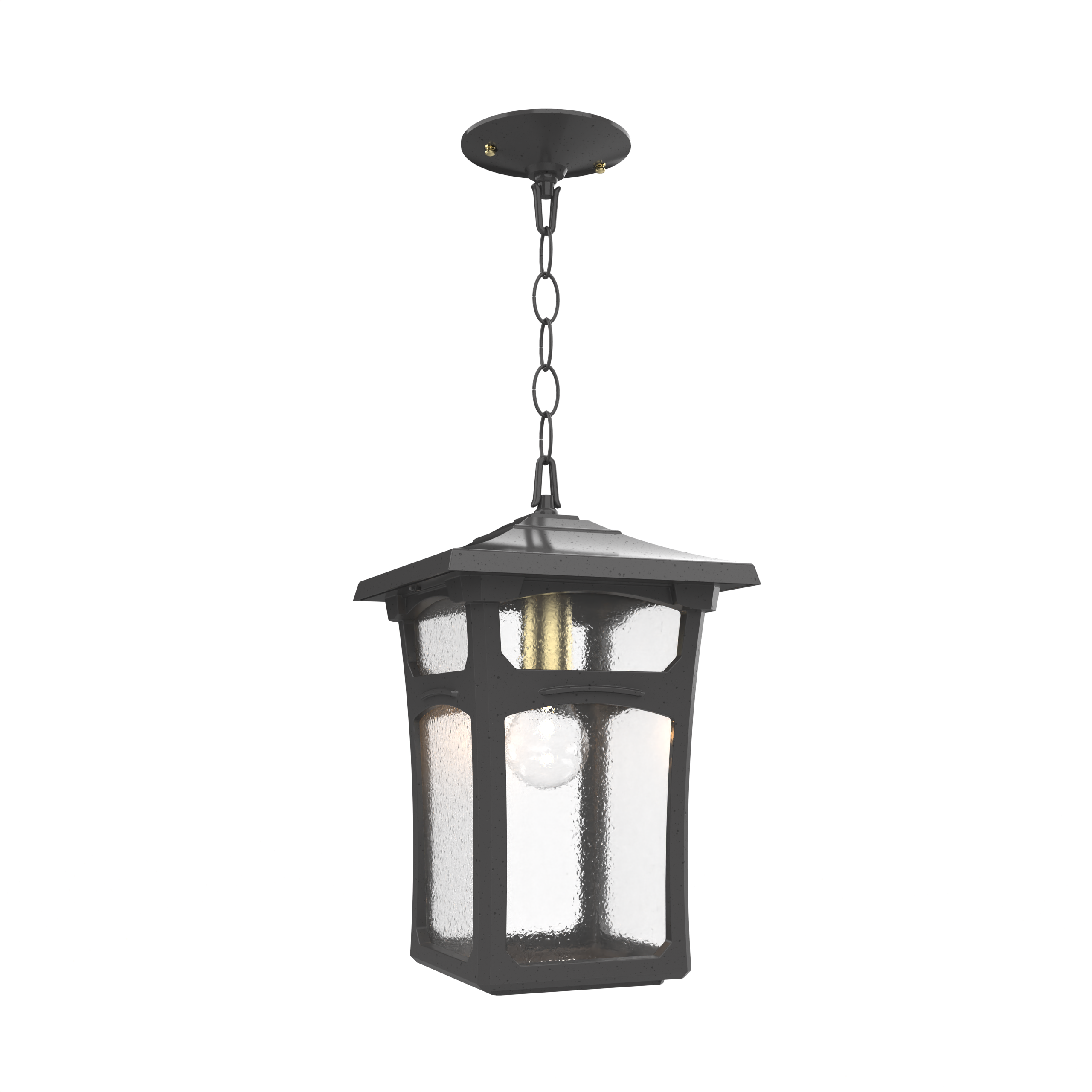 Lincoln - Ceiling mount with chain open bottom medium format - 20450