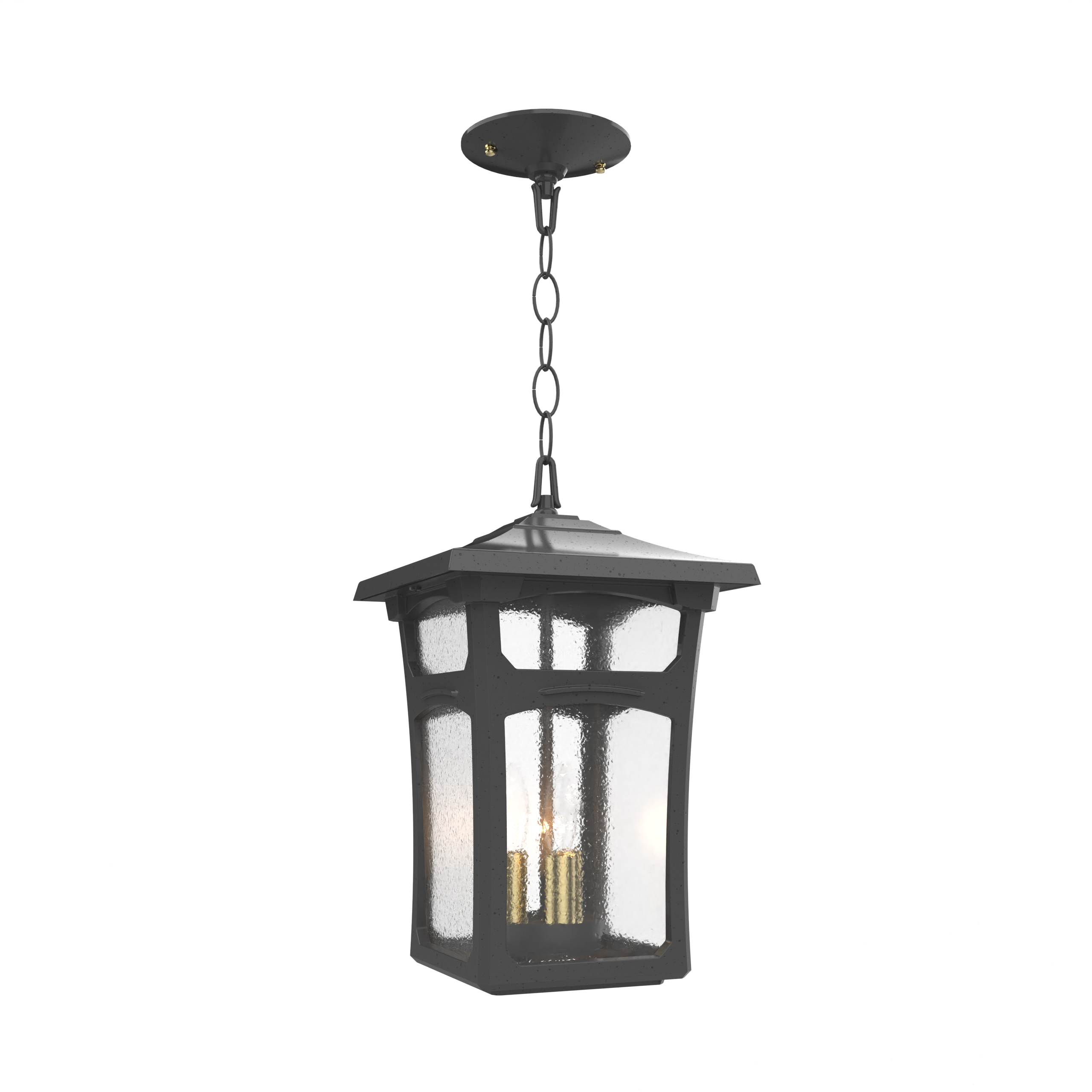 Lincoln - Ceiling mount with chain open bottom medium format - 20450