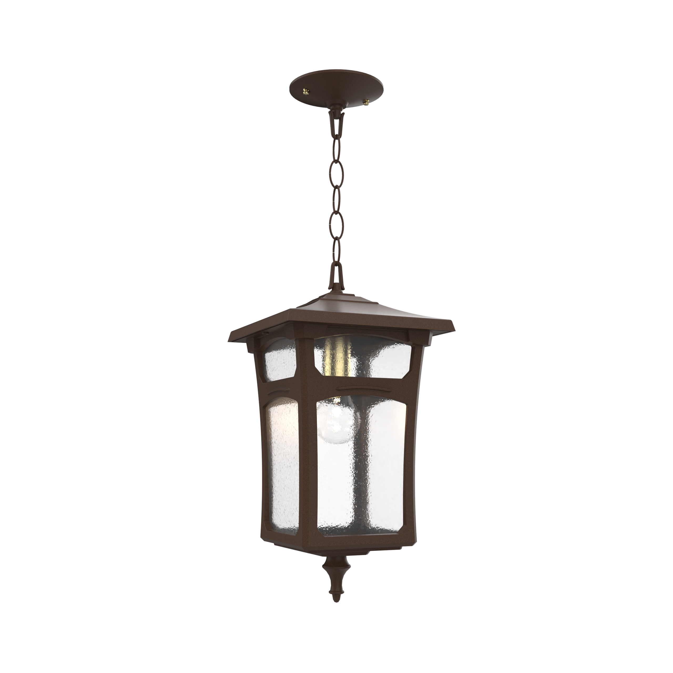 Lincoln - Ceiling mount with chain medium closed bottom - 20455