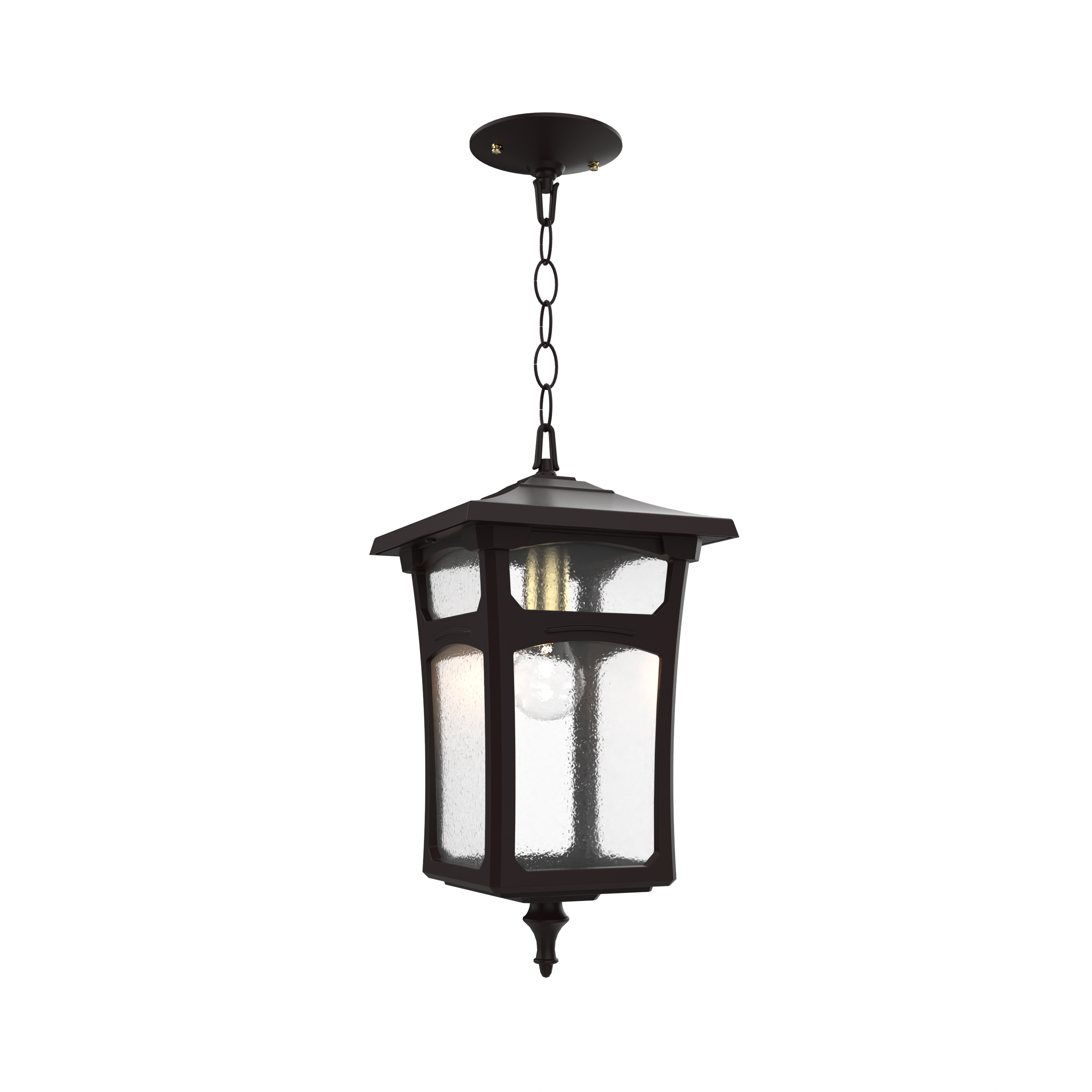 Lincoln - Ceiling mount with chain medium closed bottom - 20455