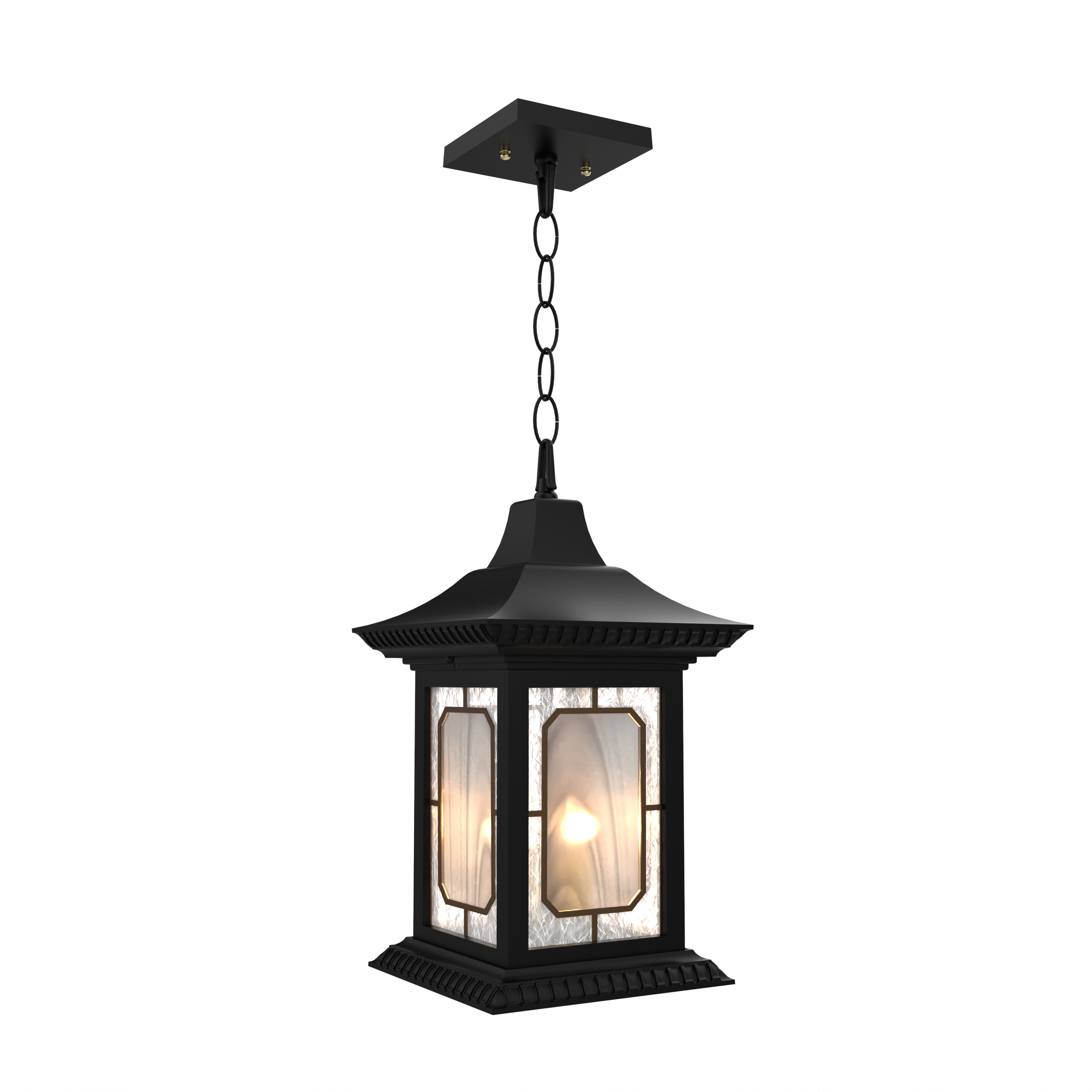 Salzburg - Montage au plafond avec chaine fond ouvert format moyen - 20850