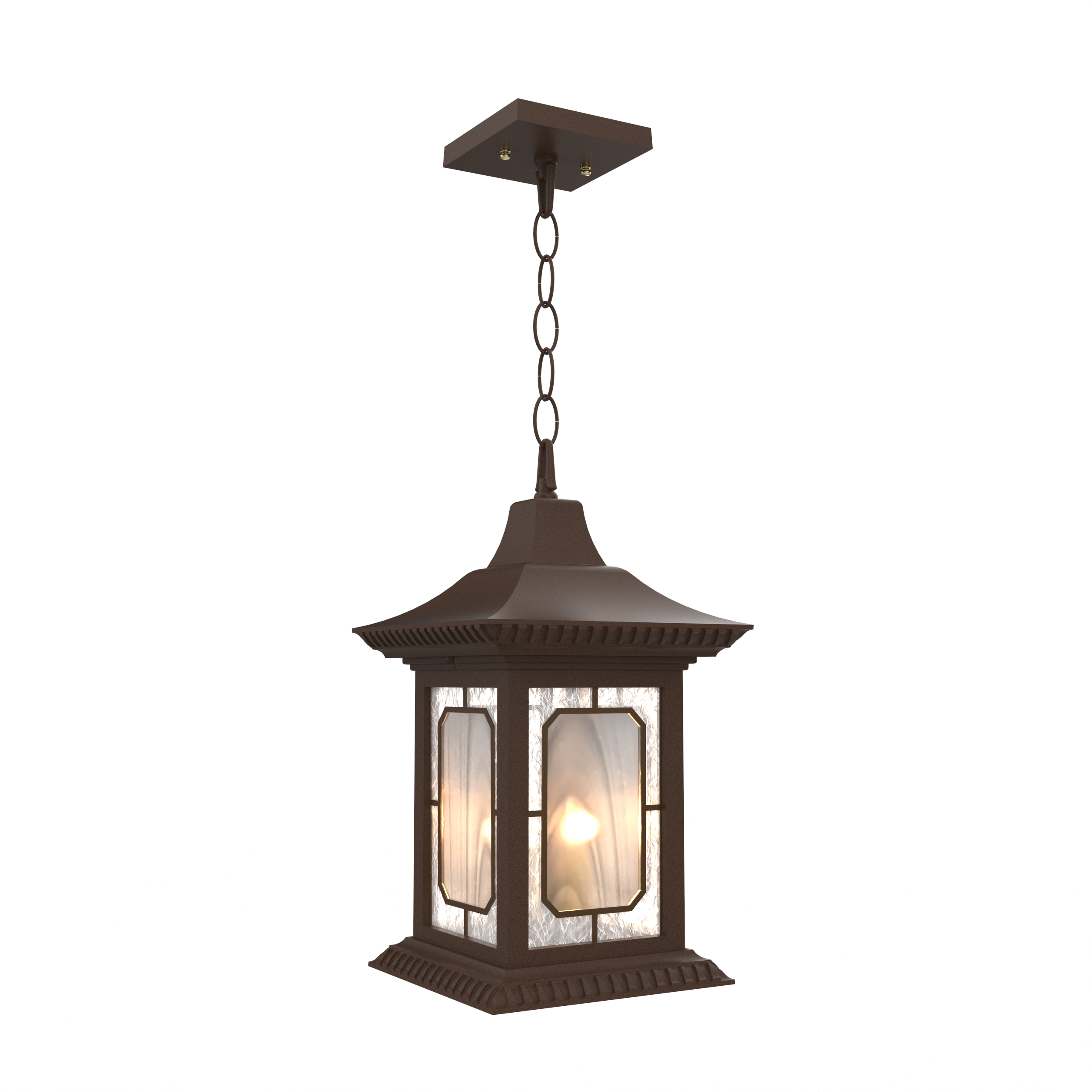 Salzburg - Montage au plafond avec chaine fond ouvert format moyen - 20850