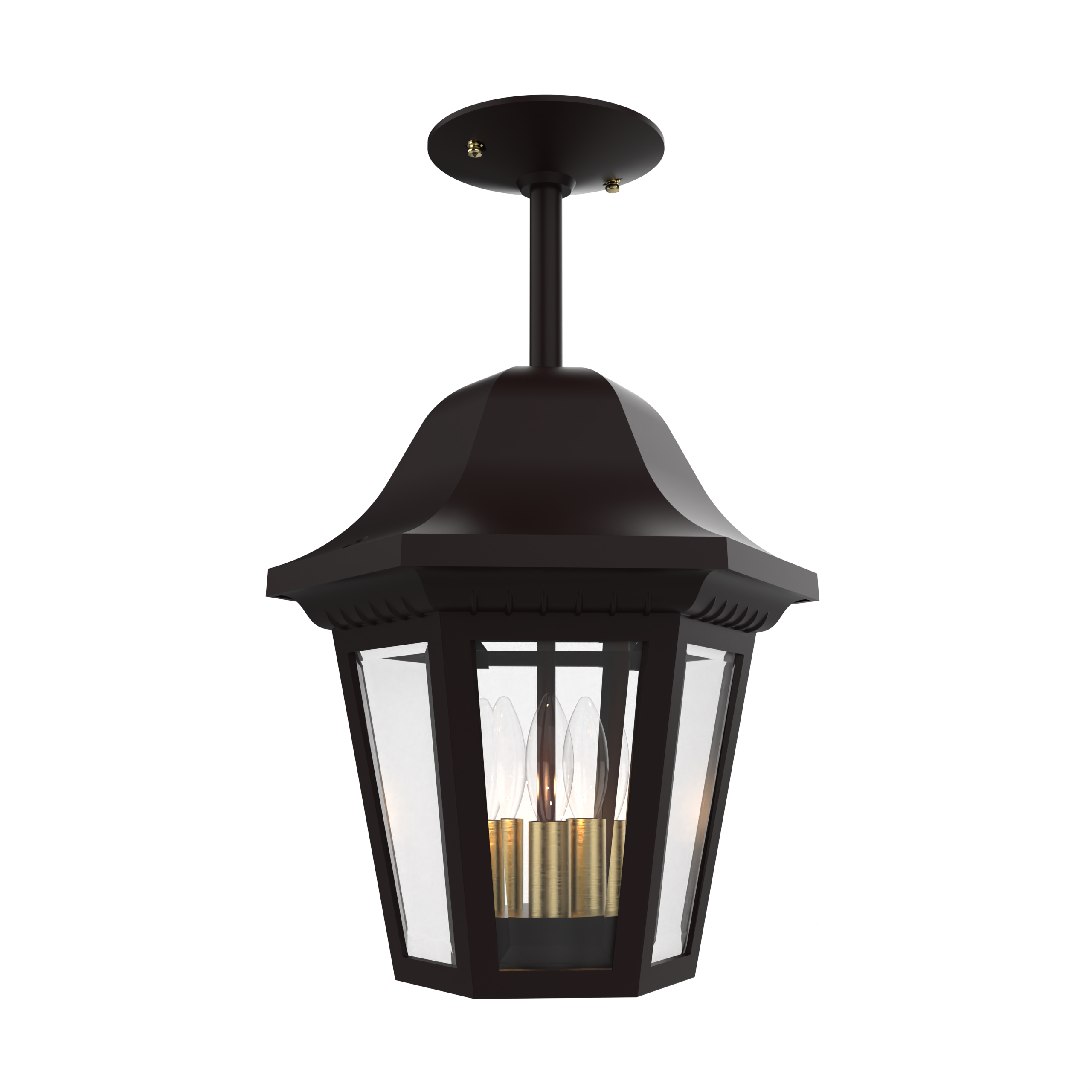 Manor - Medium Rod Ceiling Mount - 21256