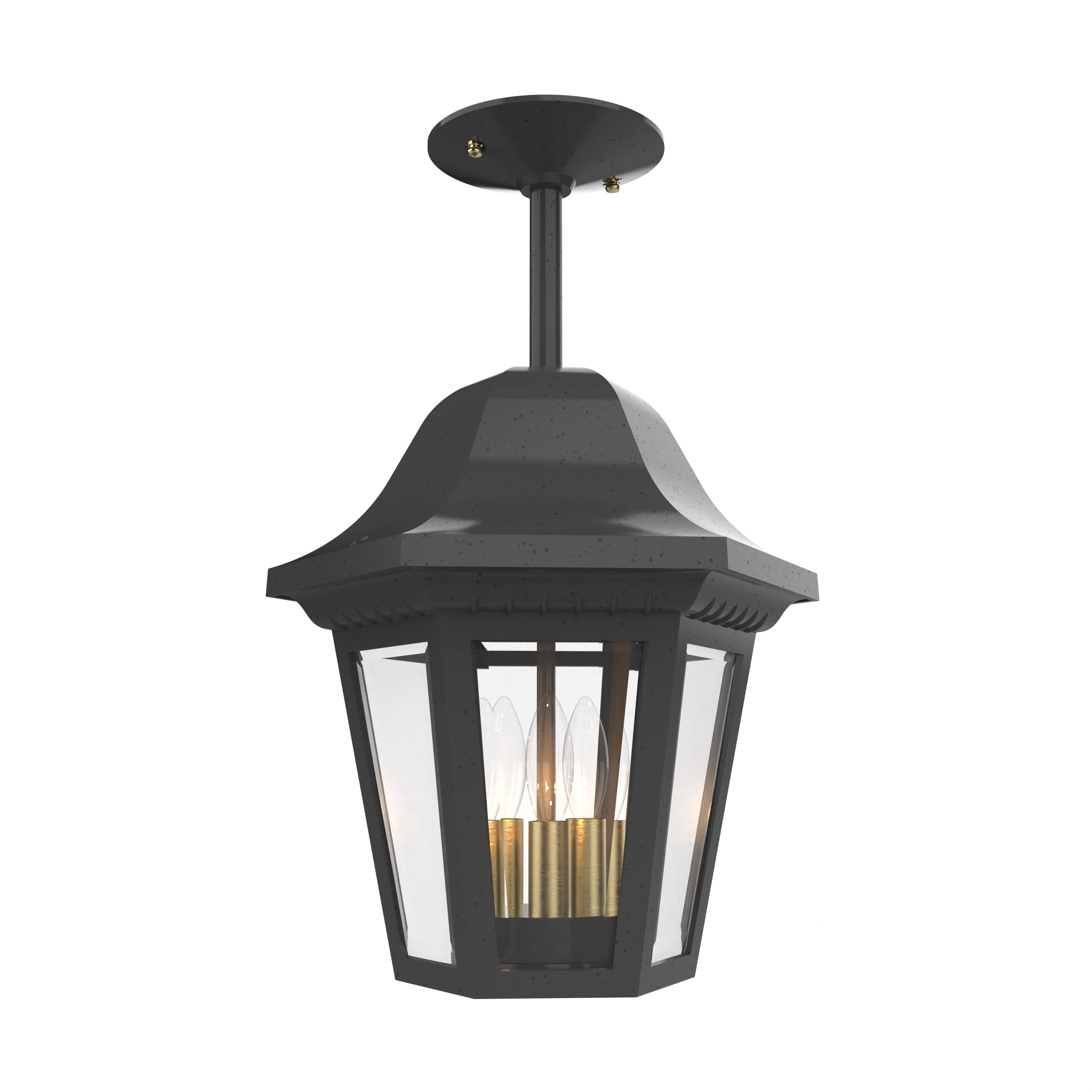 Manor - Medium Rod Ceiling Mount - 21256