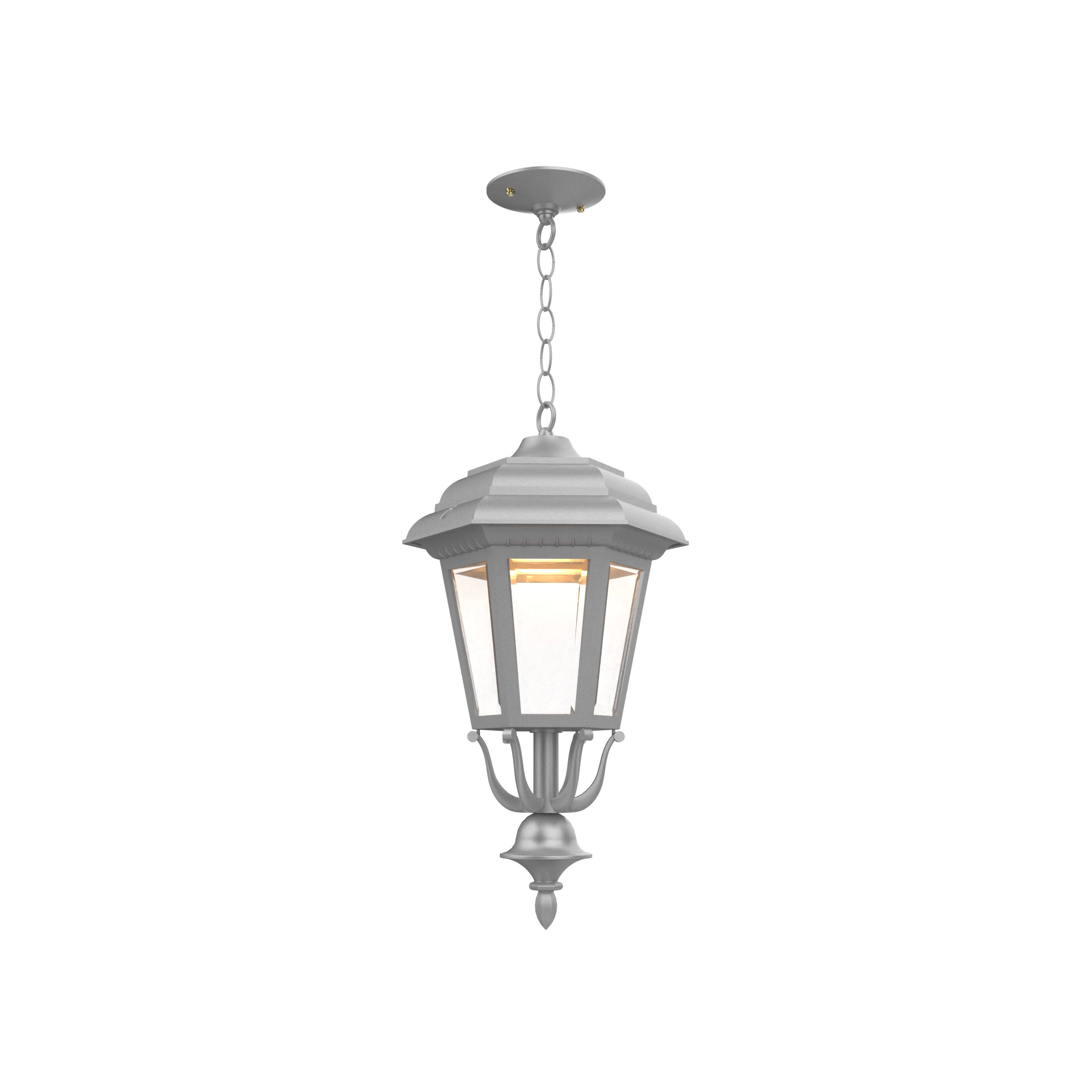 Jamestown - Ceiling mount with chain closed bottom medium format - 21455