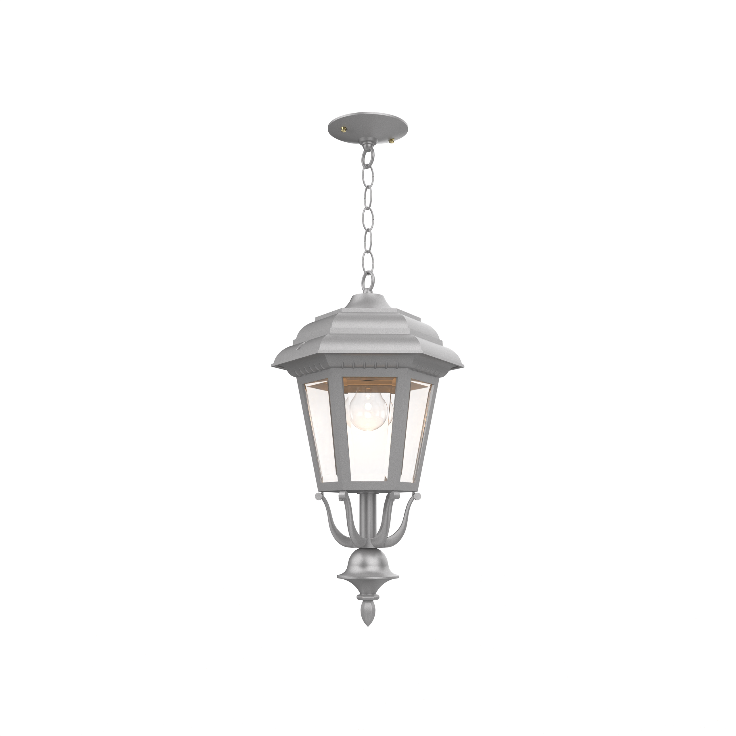 Jamestown - Ceiling mount with chain closed bottom medium format - 21455