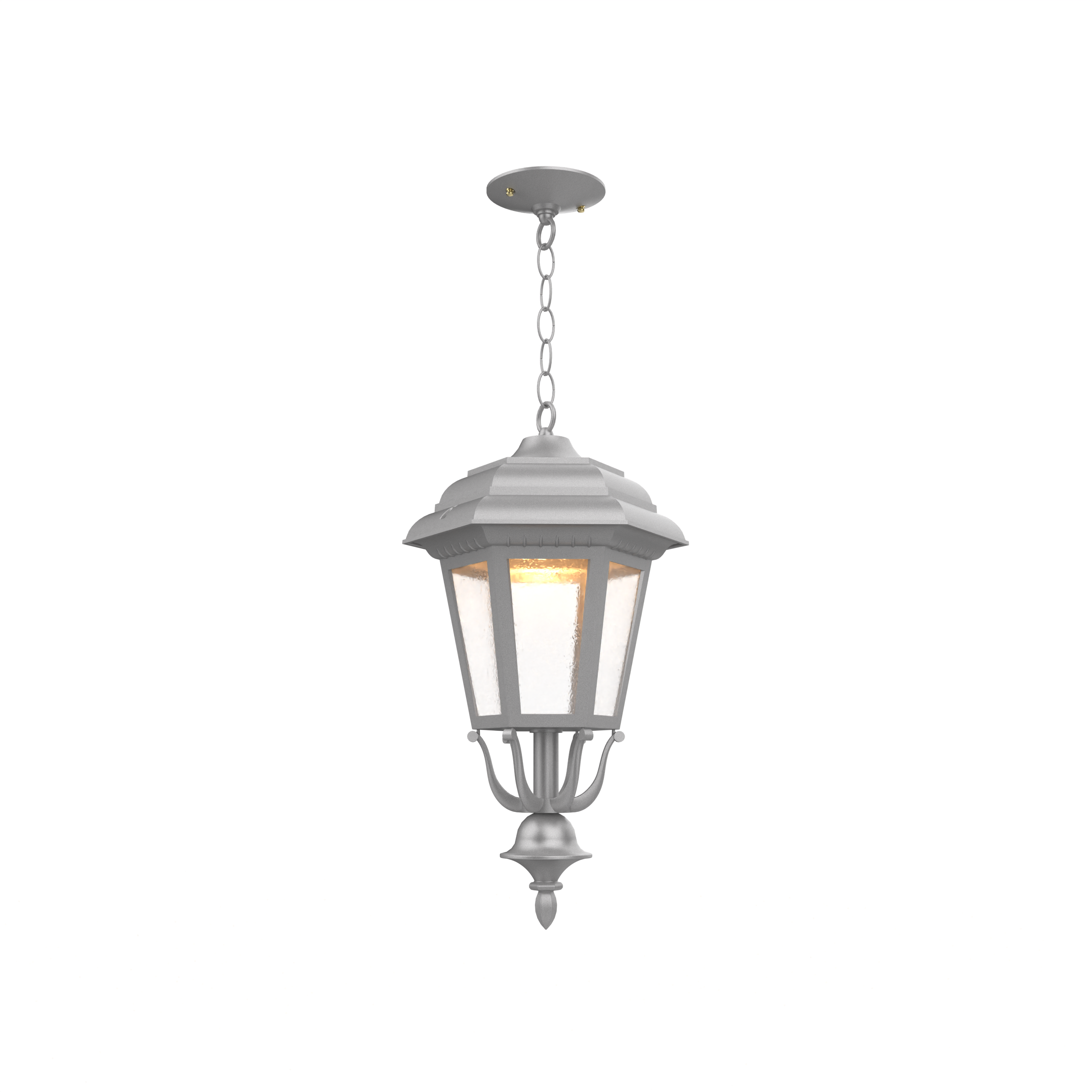 Jamestown - Ceiling mount with chain closed bottom medium format - 21455