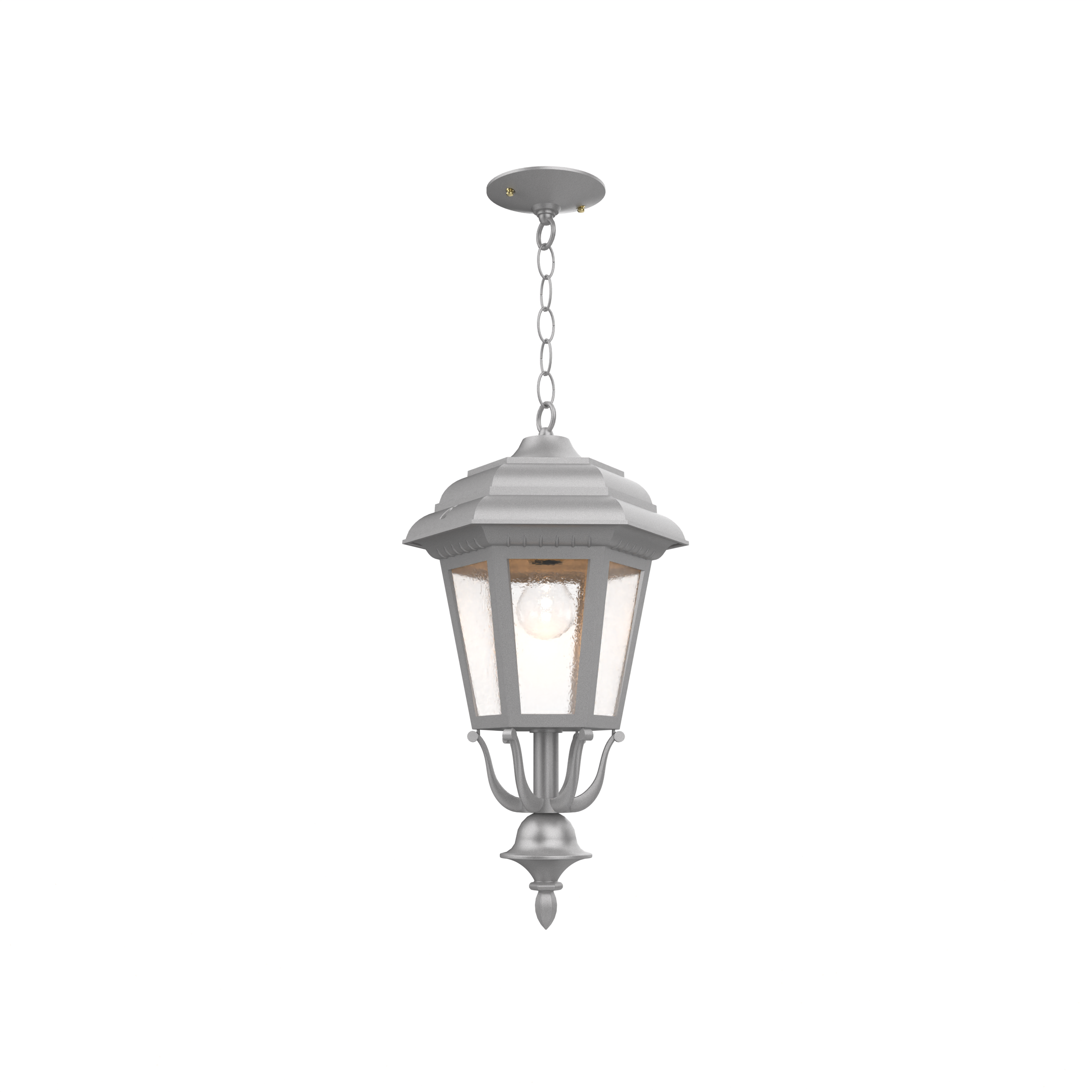 Jamestown - Ceiling mount with chain closed bottom medium format - 21455